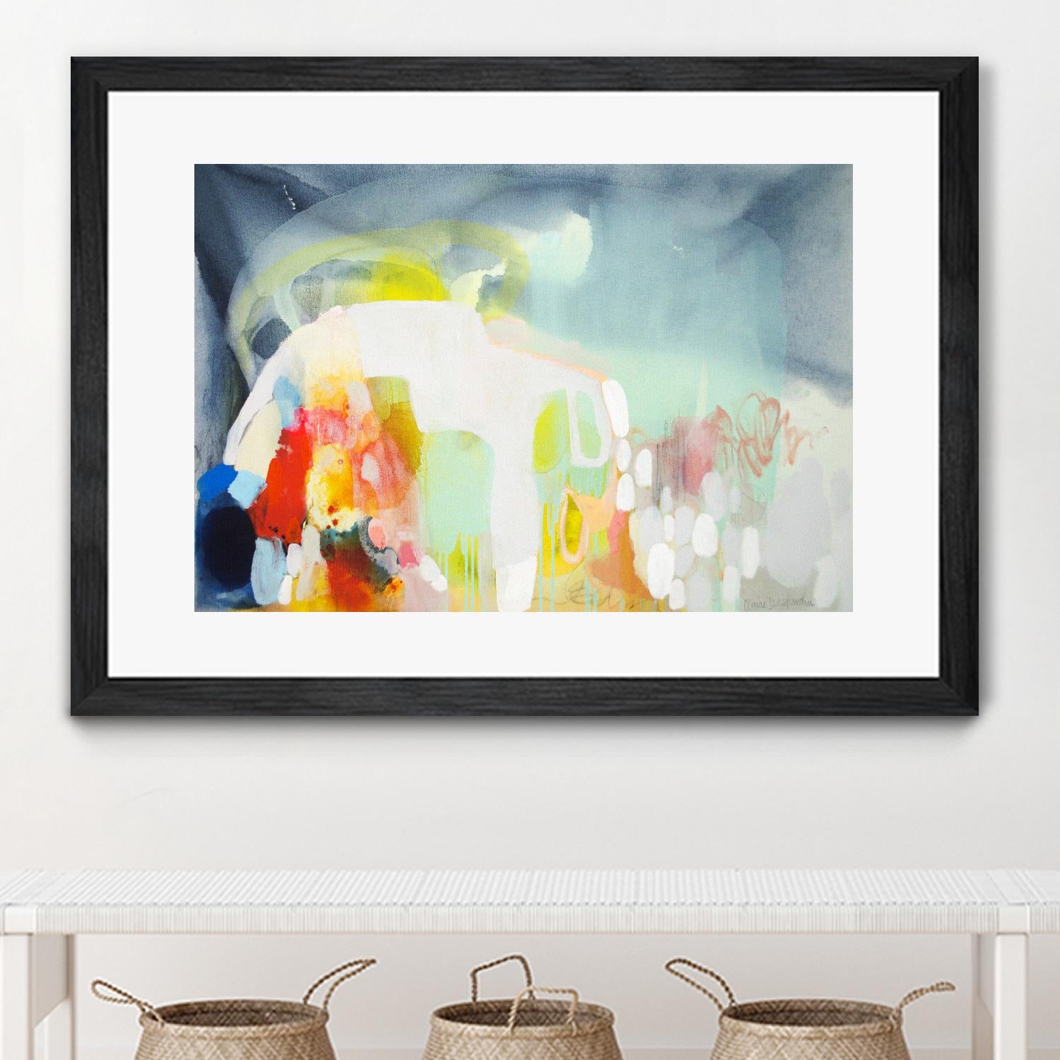 From China with Love by Claire Desjardins on GIANT ART - green abstract artistes du québec