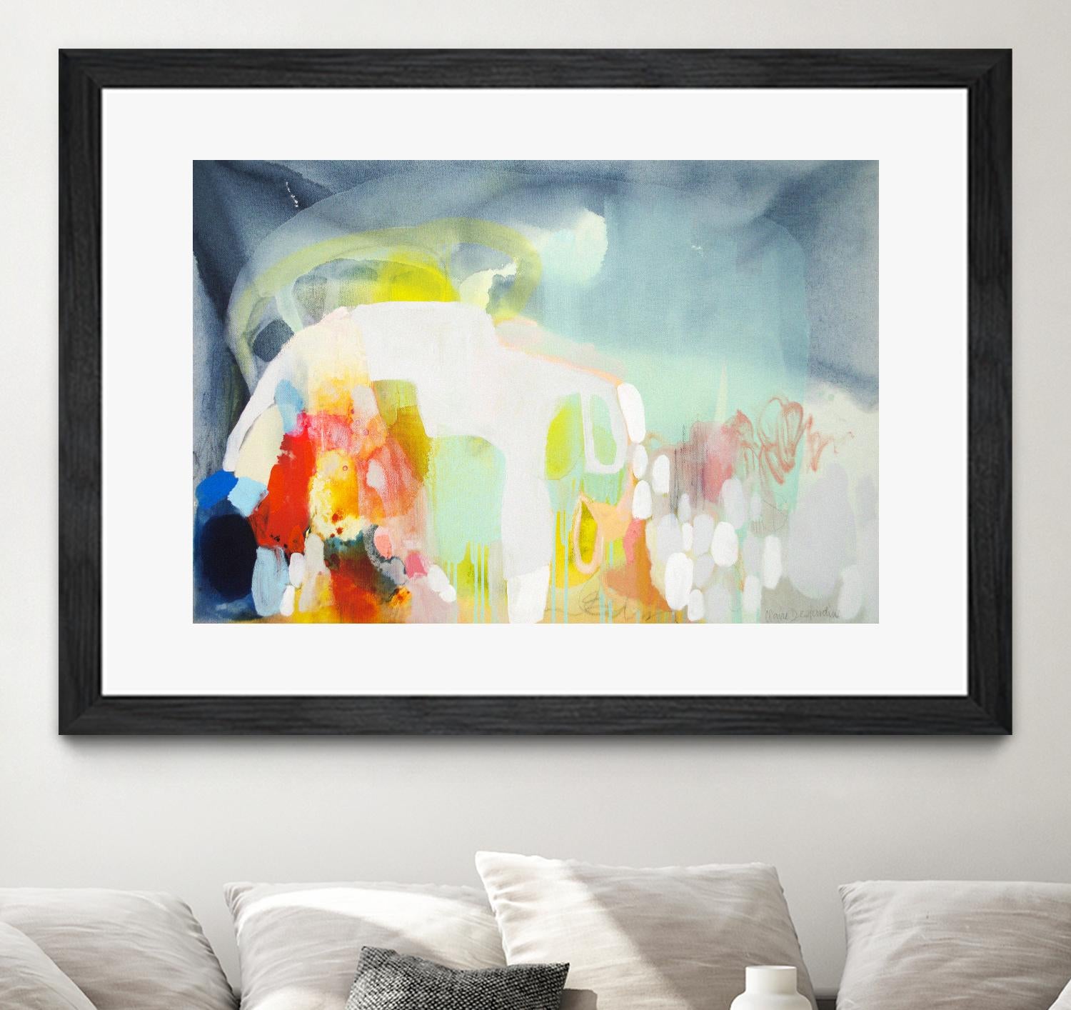 From China with Love by Claire Desjardins on GIANT ART - green abstract artistes du québec