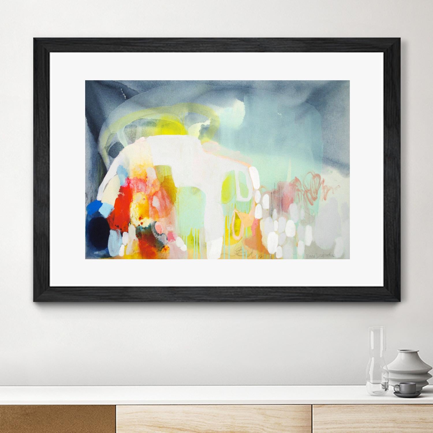 From China with Love by Claire Desjardins on GIANT ART - green abstract artistes du québec