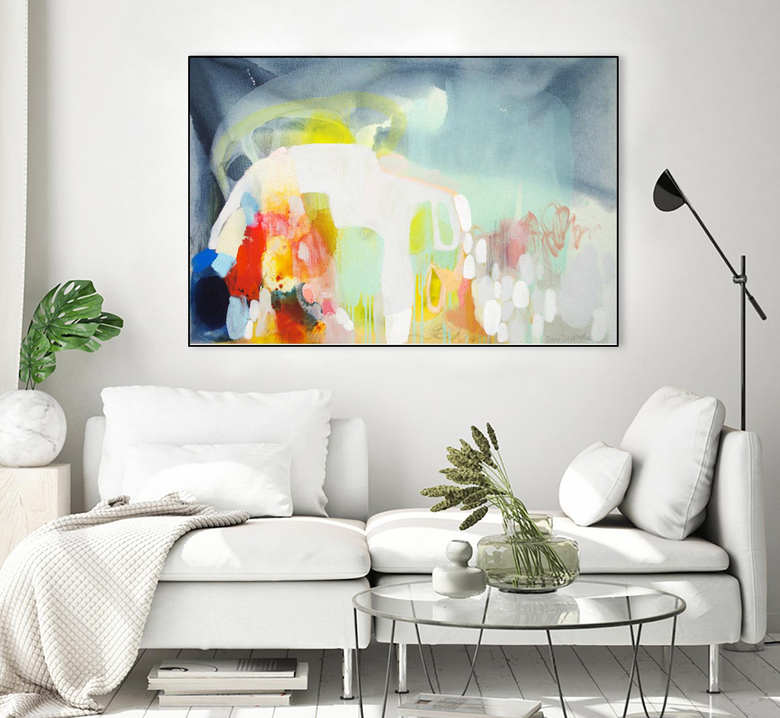 From China with Love by Claire Desjardins on GIANT ART - yellow abstract