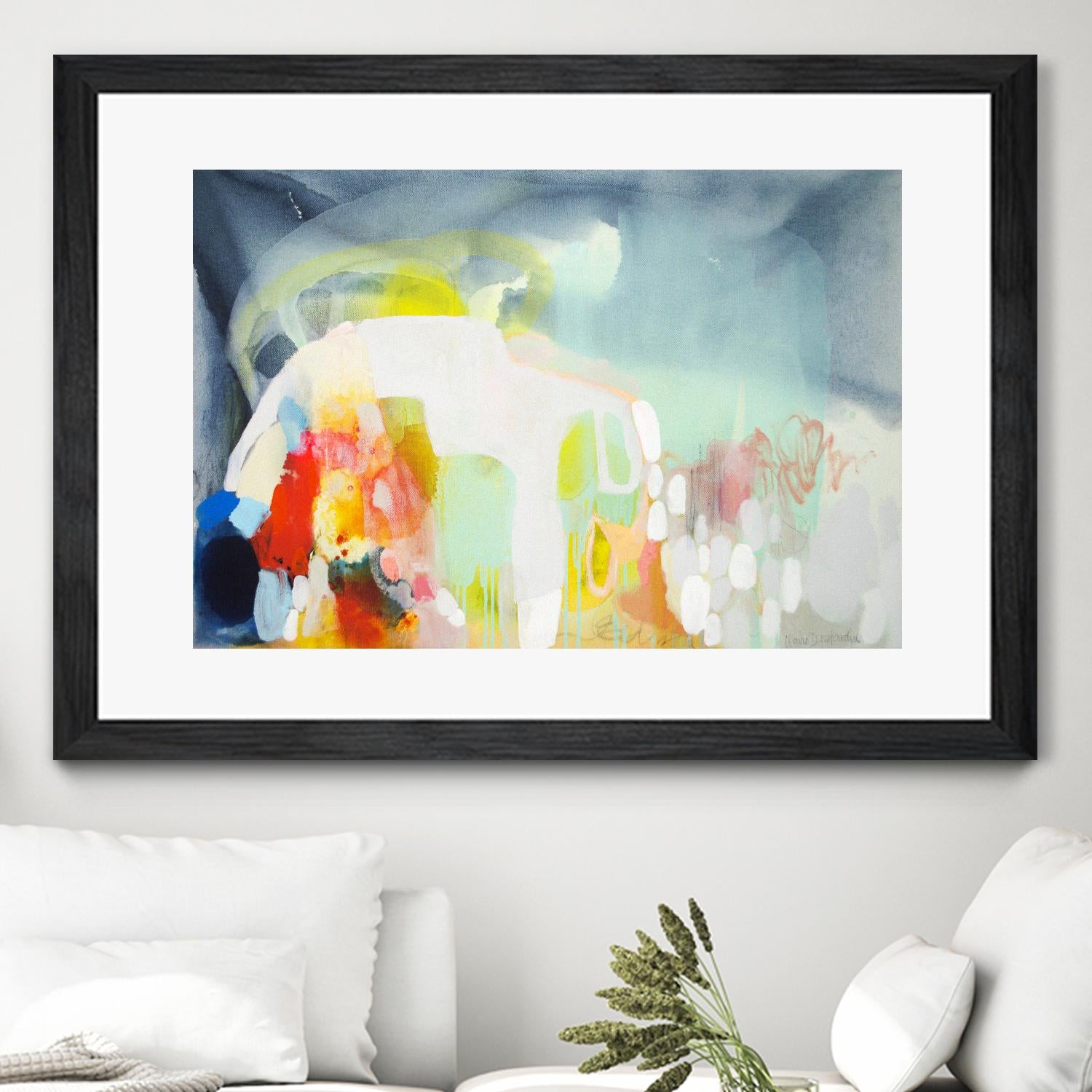 From China with Love by Claire Desjardins on GIANT ART - green abstract artistes du québec