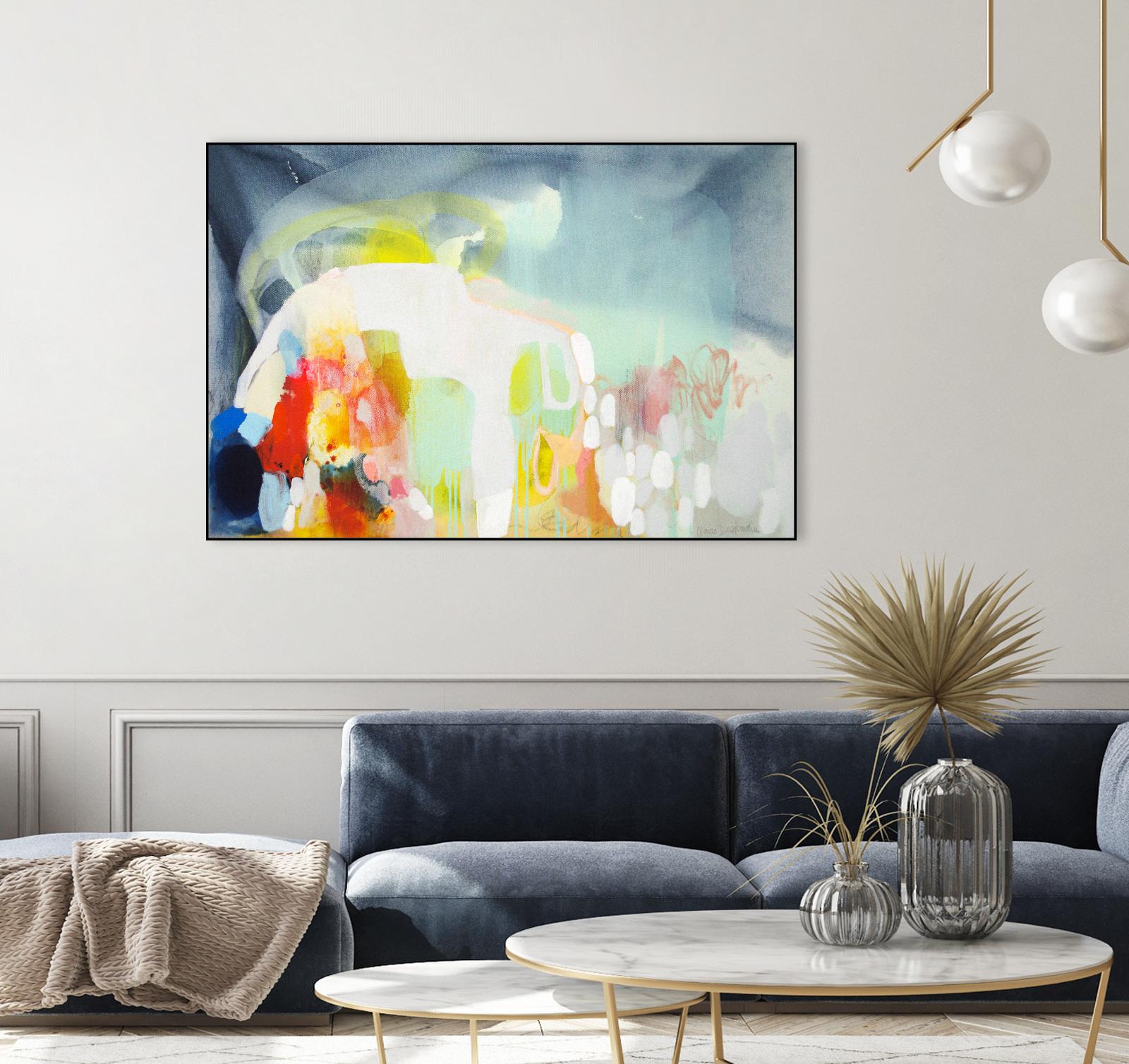 From China with Love by Claire Desjardins on GIANT ART - yellow abstract