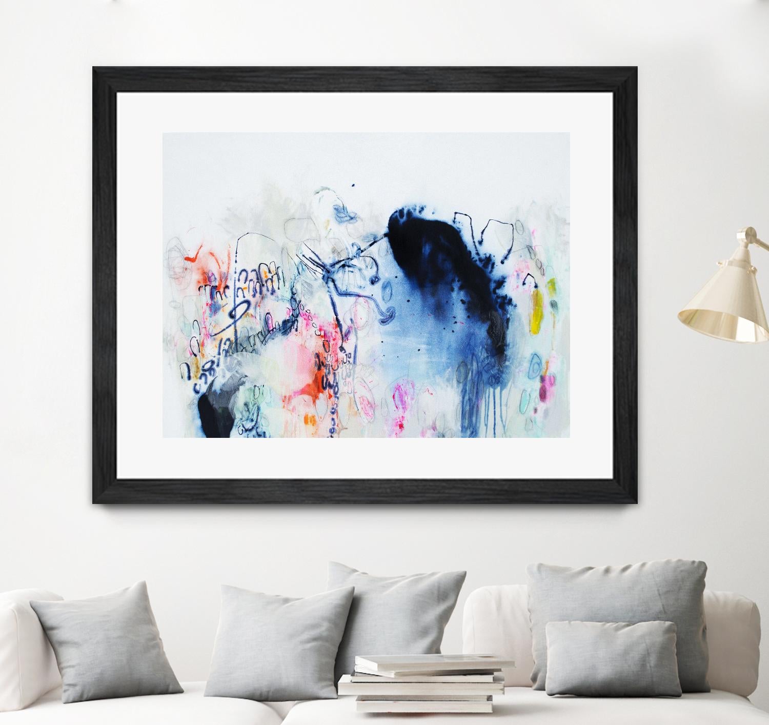 The secrets we keep by Claire Desjardins on GIANT ART - pink abstract