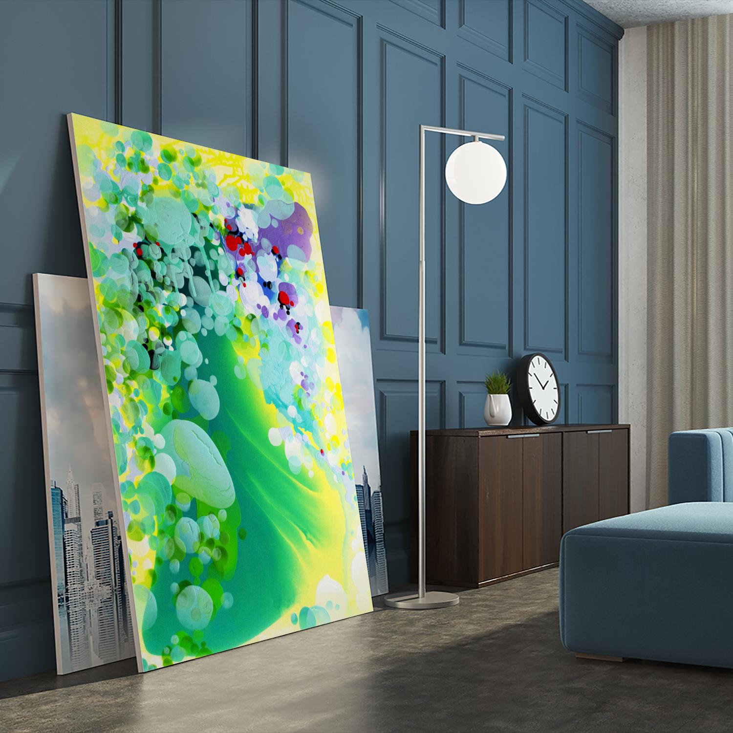 Towards the weekend by Claire Desjardins on GIANT ART - yellow abstract