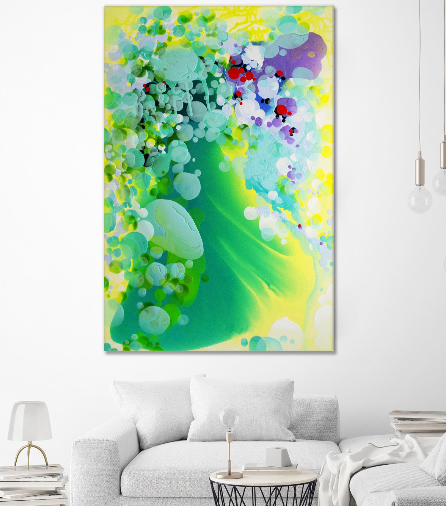 Towards the weekend by Claire Desjardins on GIANT ART - yellow abstract