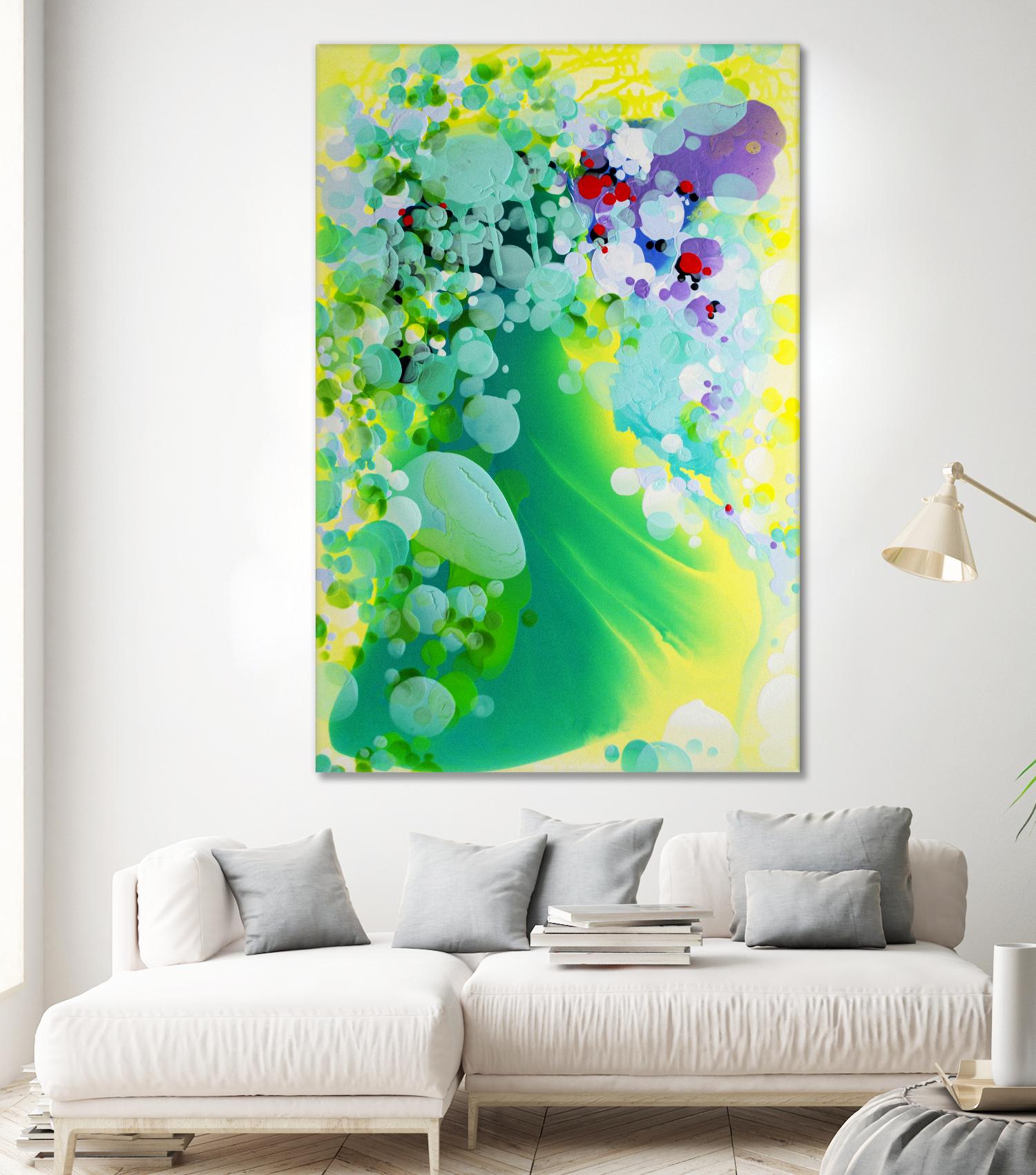 Towards the weekend by Claire Desjardins on GIANT ART - yellow abstract