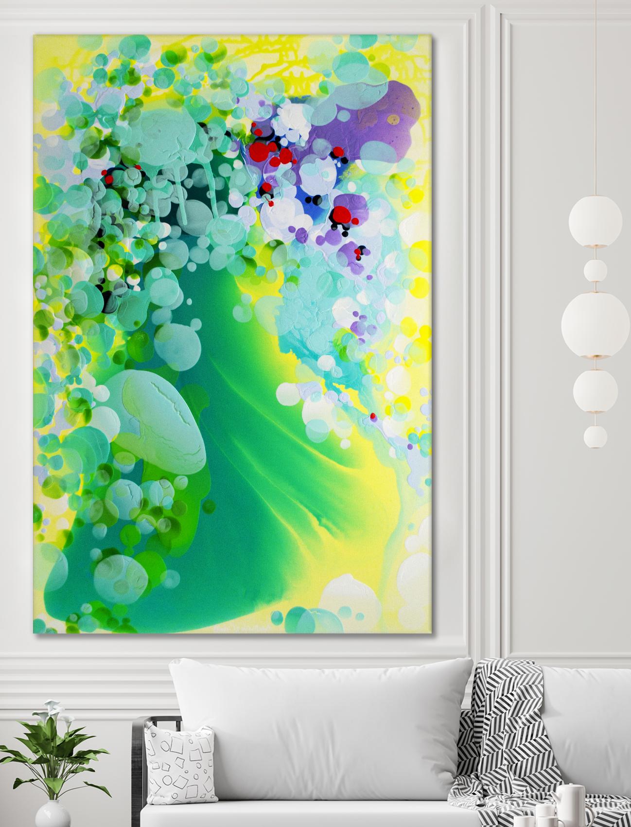 Towards the weekend by Claire Desjardins on GIANT ART - yellow abstract