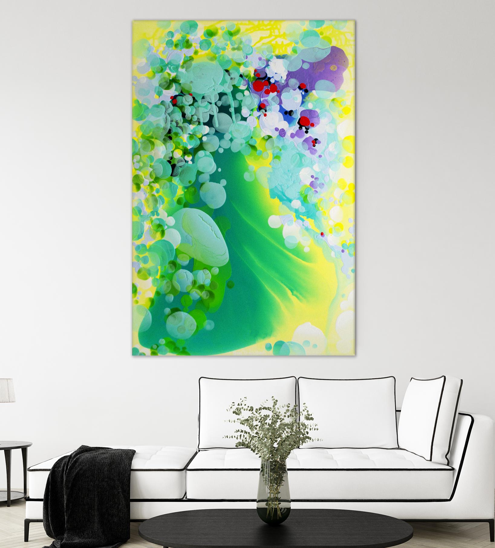 Towards the weekend by Claire Desjardins on GIANT ART - yellow abstract