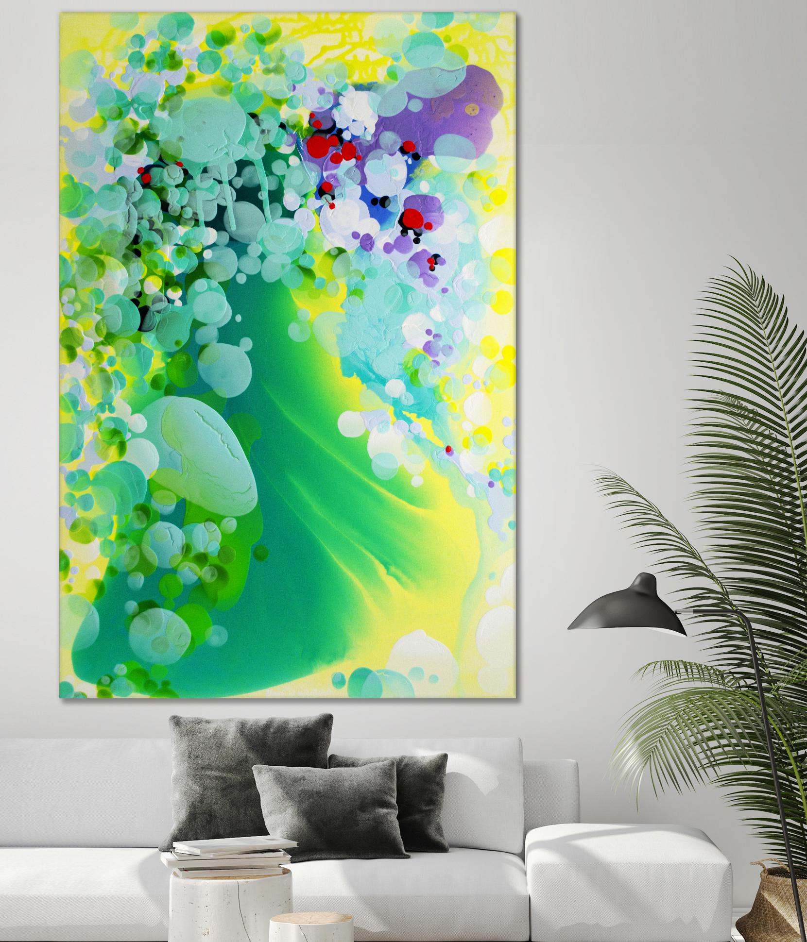 Towards the weekend by Claire Desjardins on GIANT ART - yellow abstract