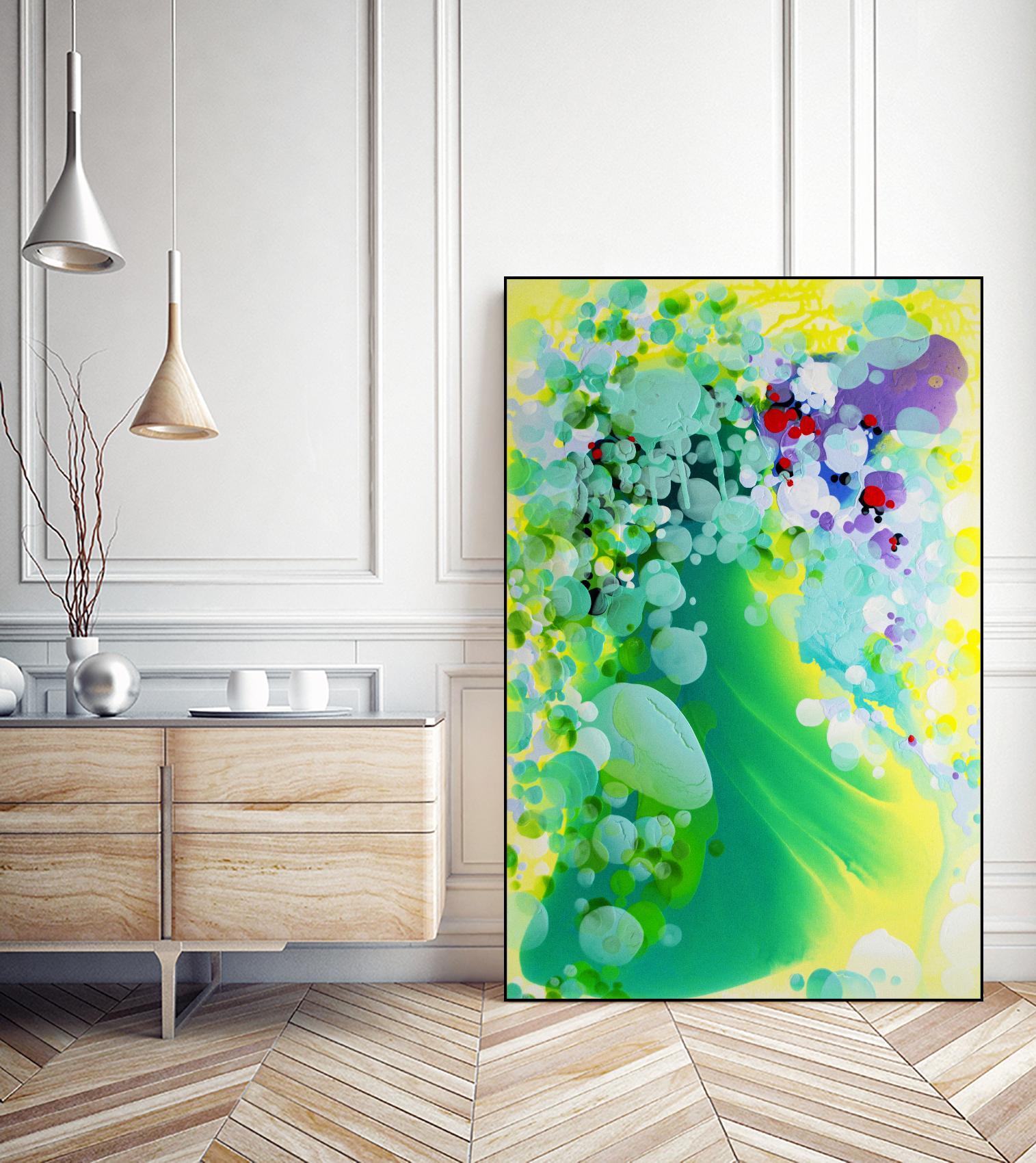 Towards the weekend by Claire Desjardins on GIANT ART - yellow abstract