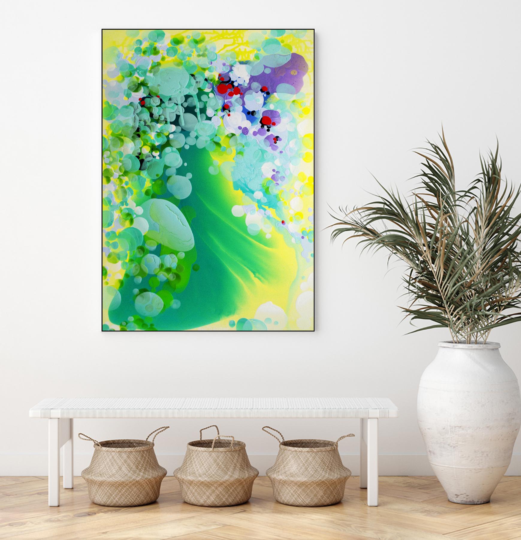 Towards the weekend by Claire Desjardins on GIANT ART - yellow abstract