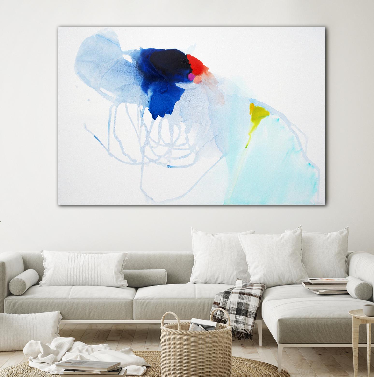 Backstage by Claire Desjardins on GIANT ART - white abstract légereté