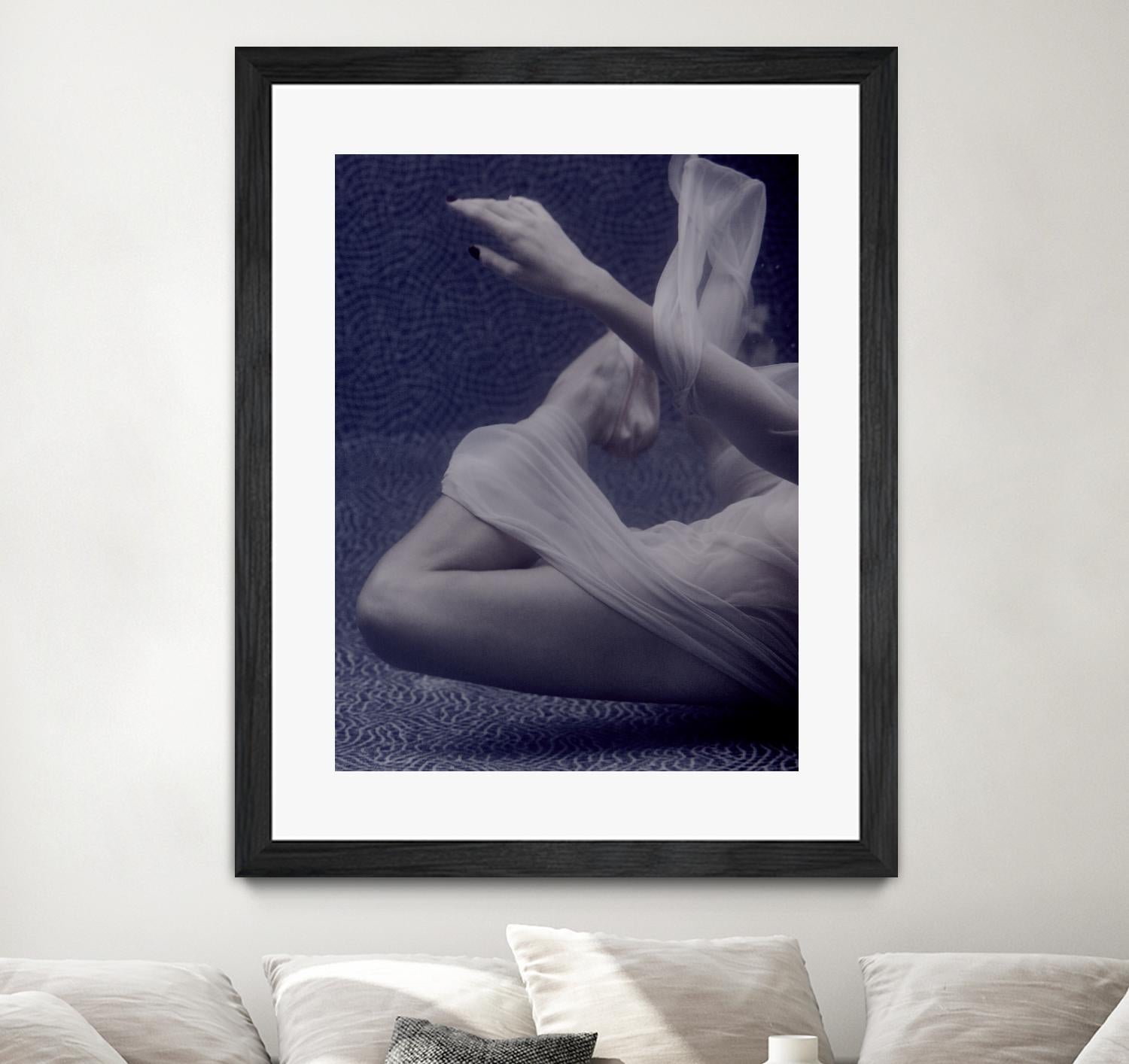 Float 1 by Peter Morneau on GIANT ART - blue figurative dancer