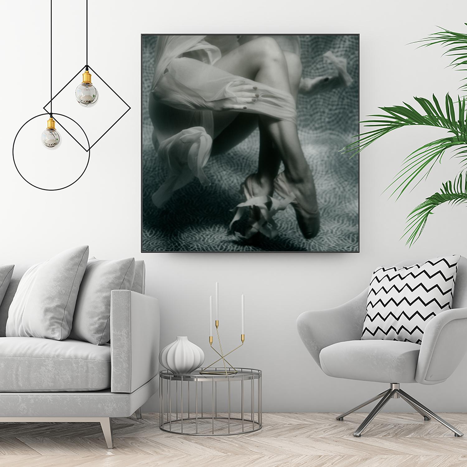 Float 2 by Peter Morneau on GIANT ART - black figurative ballerine