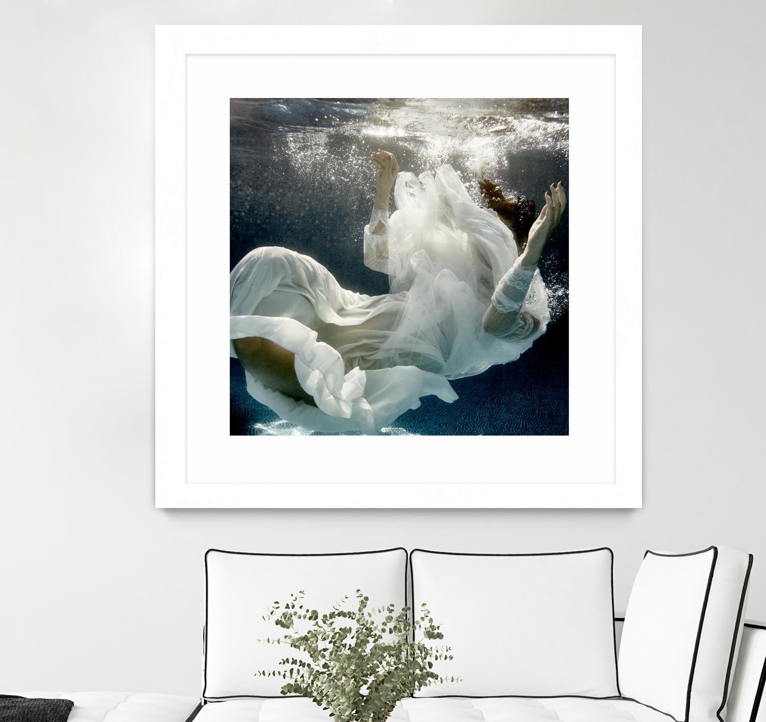 Float 3 by Peter Morneau on GIANT ART - blue figurative artistes du québec