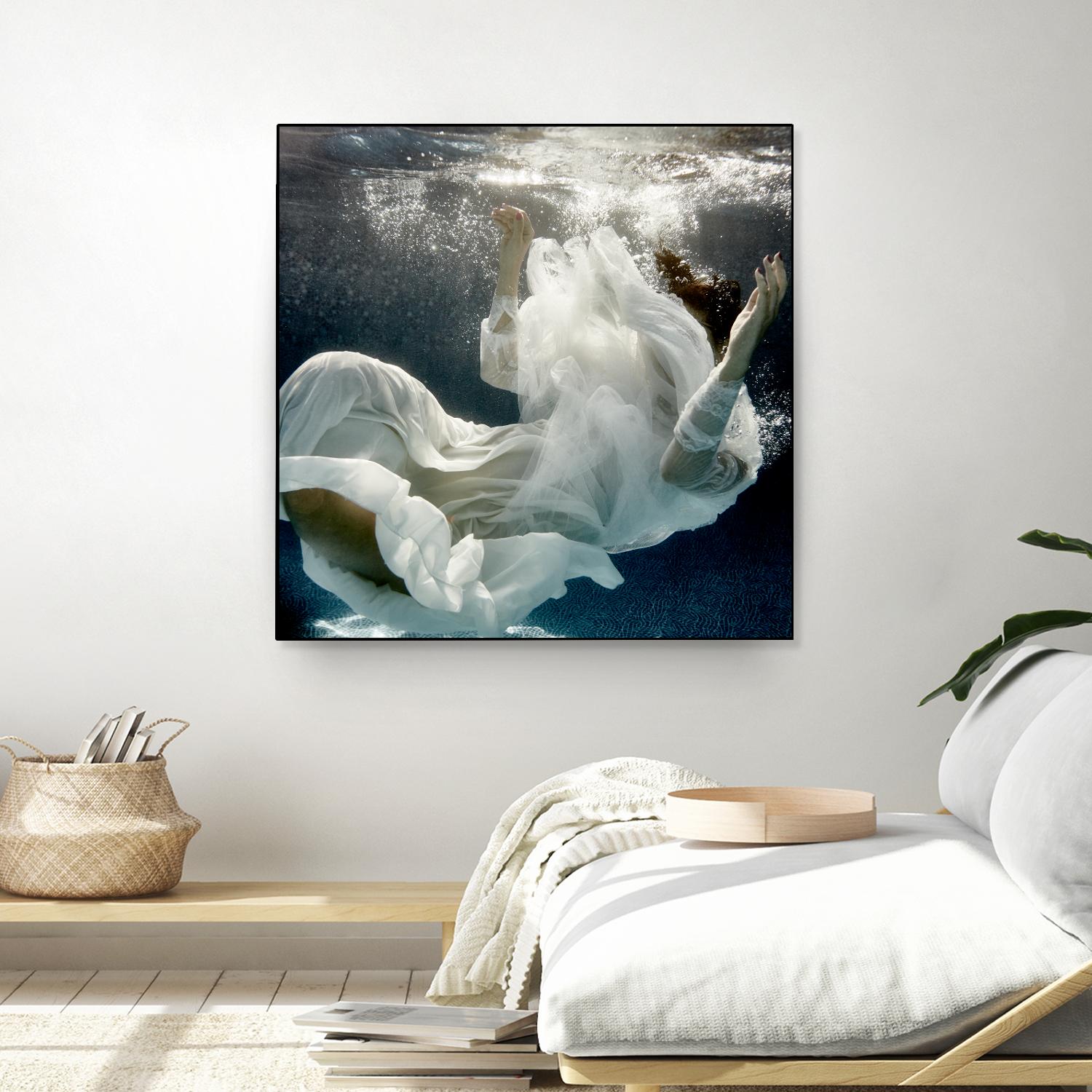 Float 3 by Peter Morneau on GIANT ART - blue figurative artistes du québec