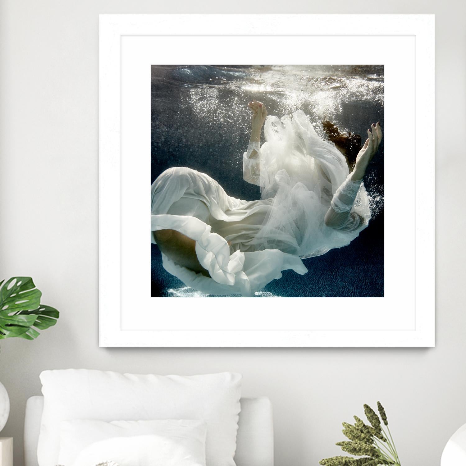 Float 3 by Peter Morneau on GIANT ART - blue figurative artistes du québec