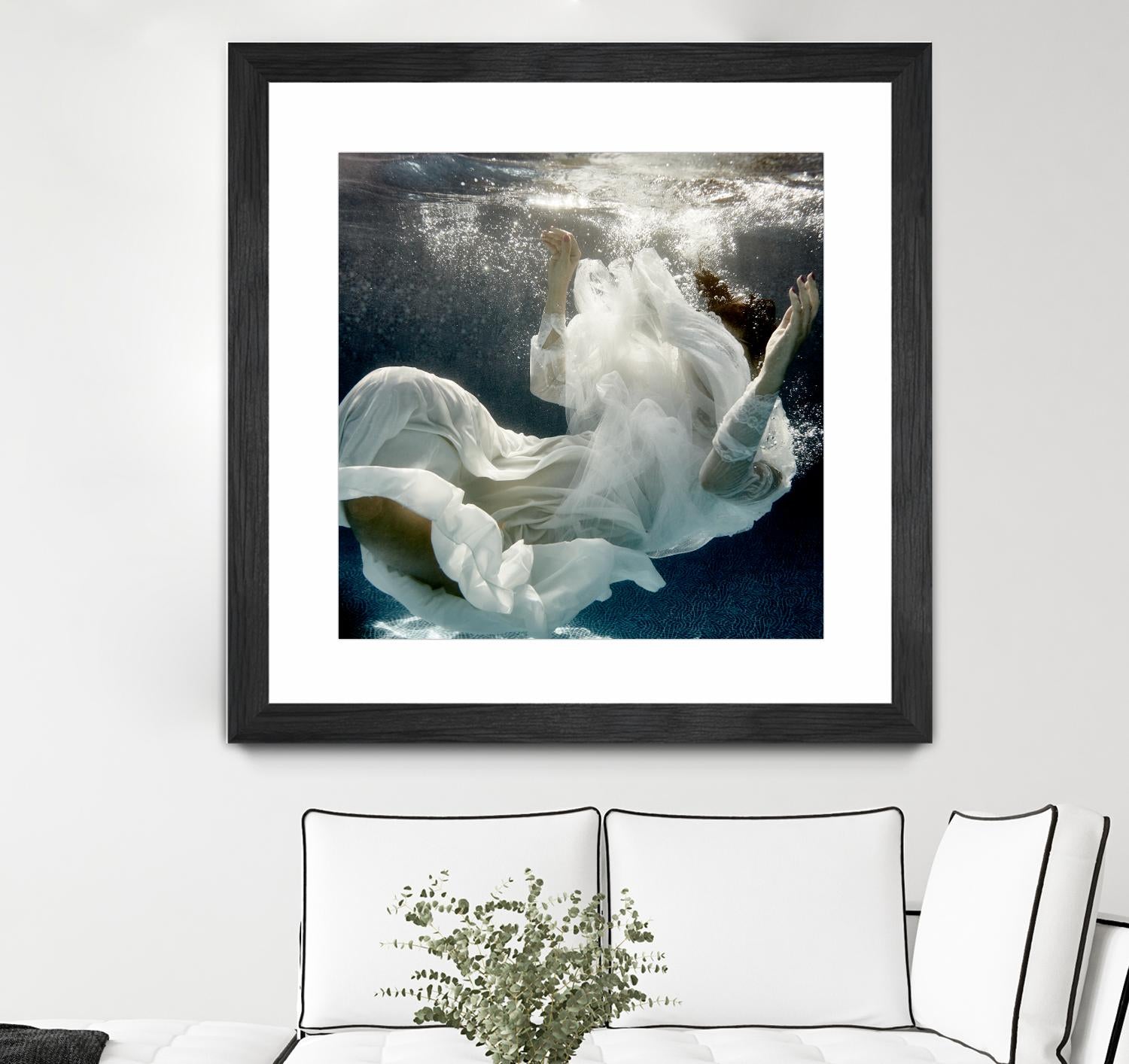 Float 3 by Peter Morneau on GIANT ART - blue figurative artistes du québec