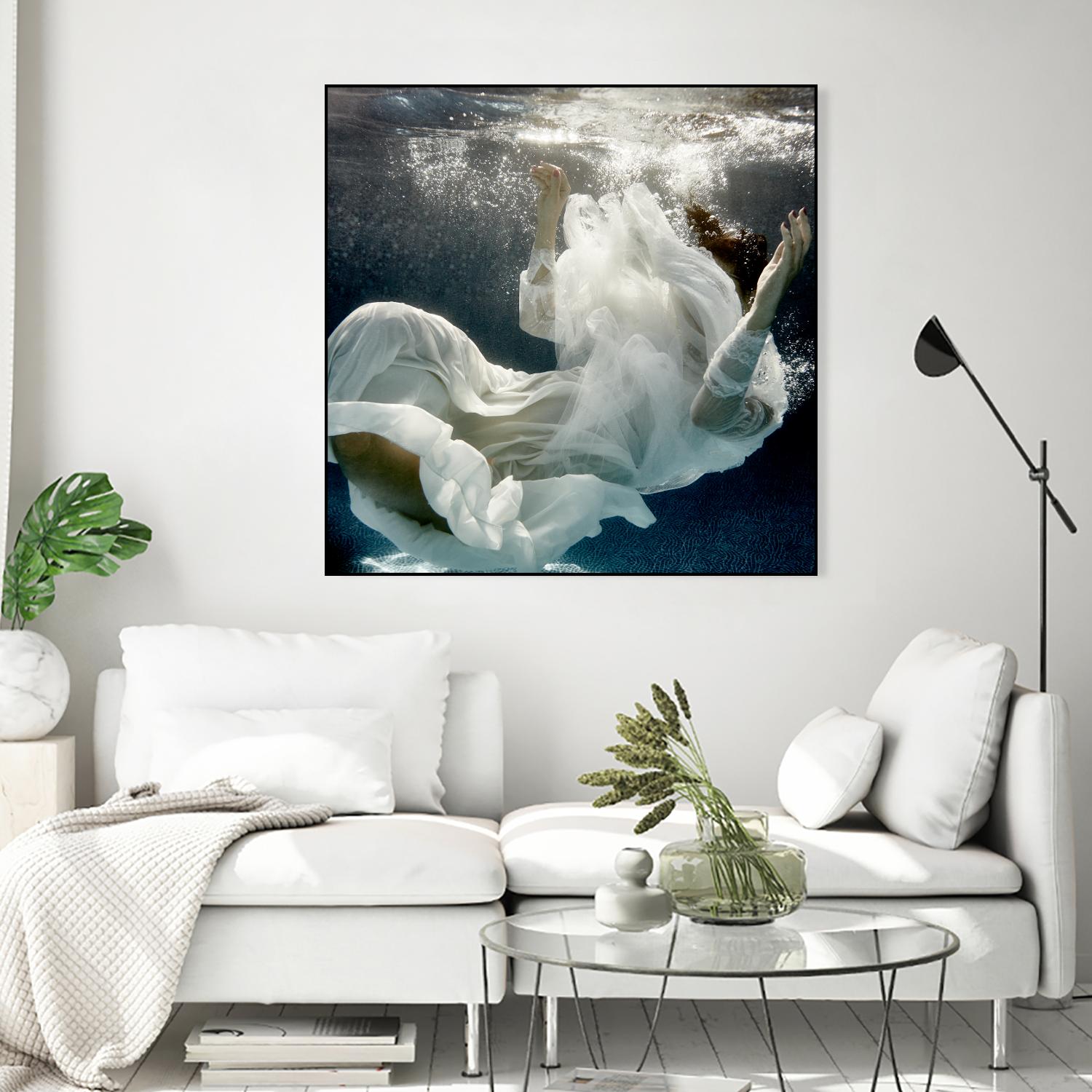 Float 3 by Peter Morneau on GIANT ART - blue figurative artistes du québec