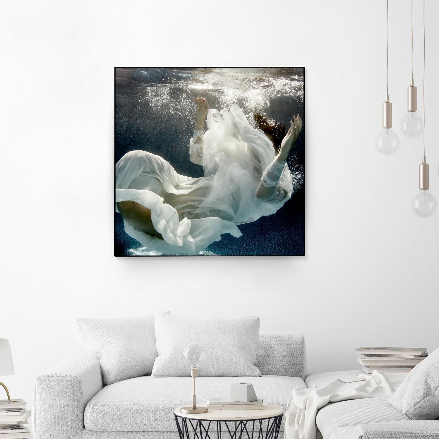 Float 3 by Peter Morneau on GIANT ART - blue figurative artistes du québec