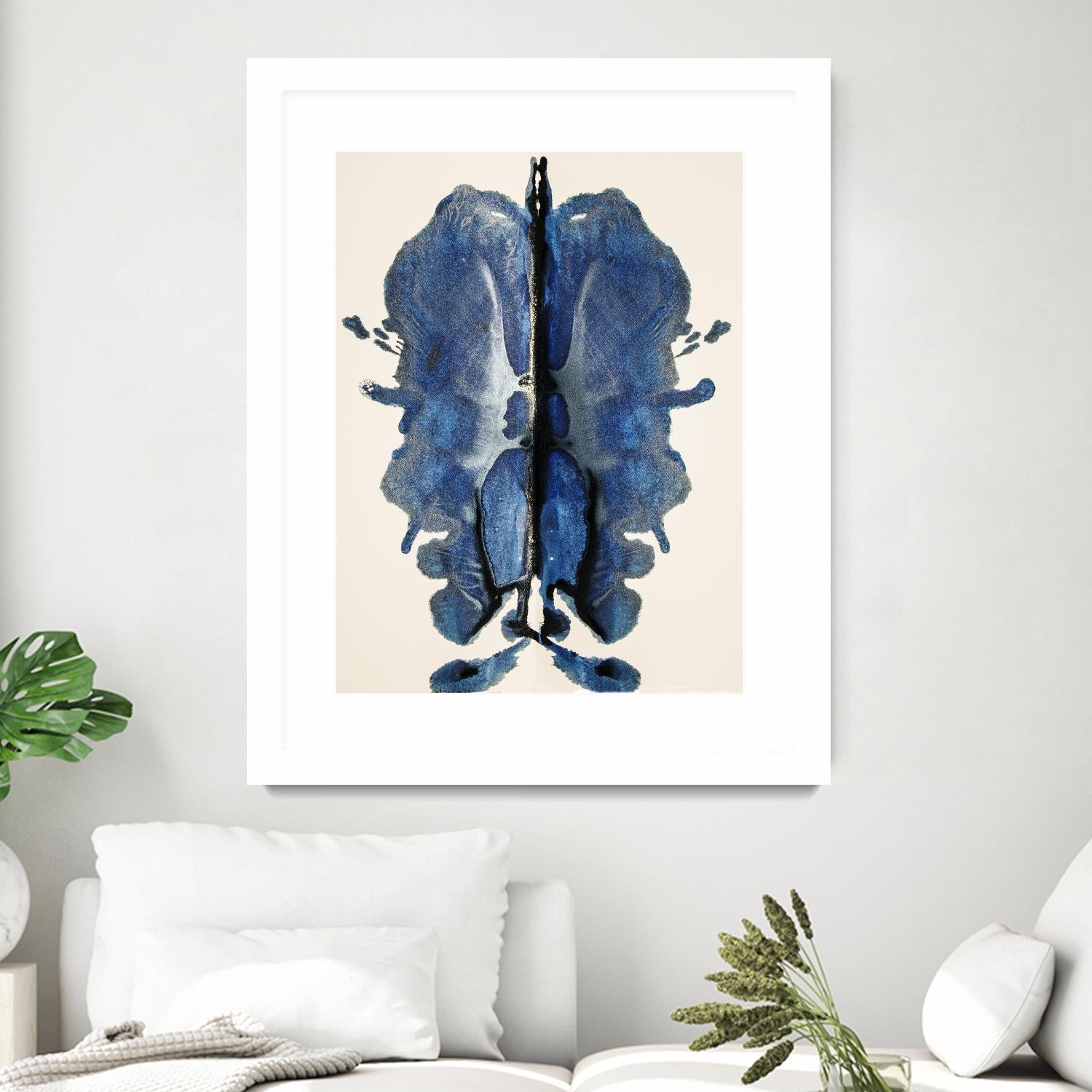 Blue Ink Laos by Daniel Stanford on GIANT ART - blue artistes du québec quebec artists