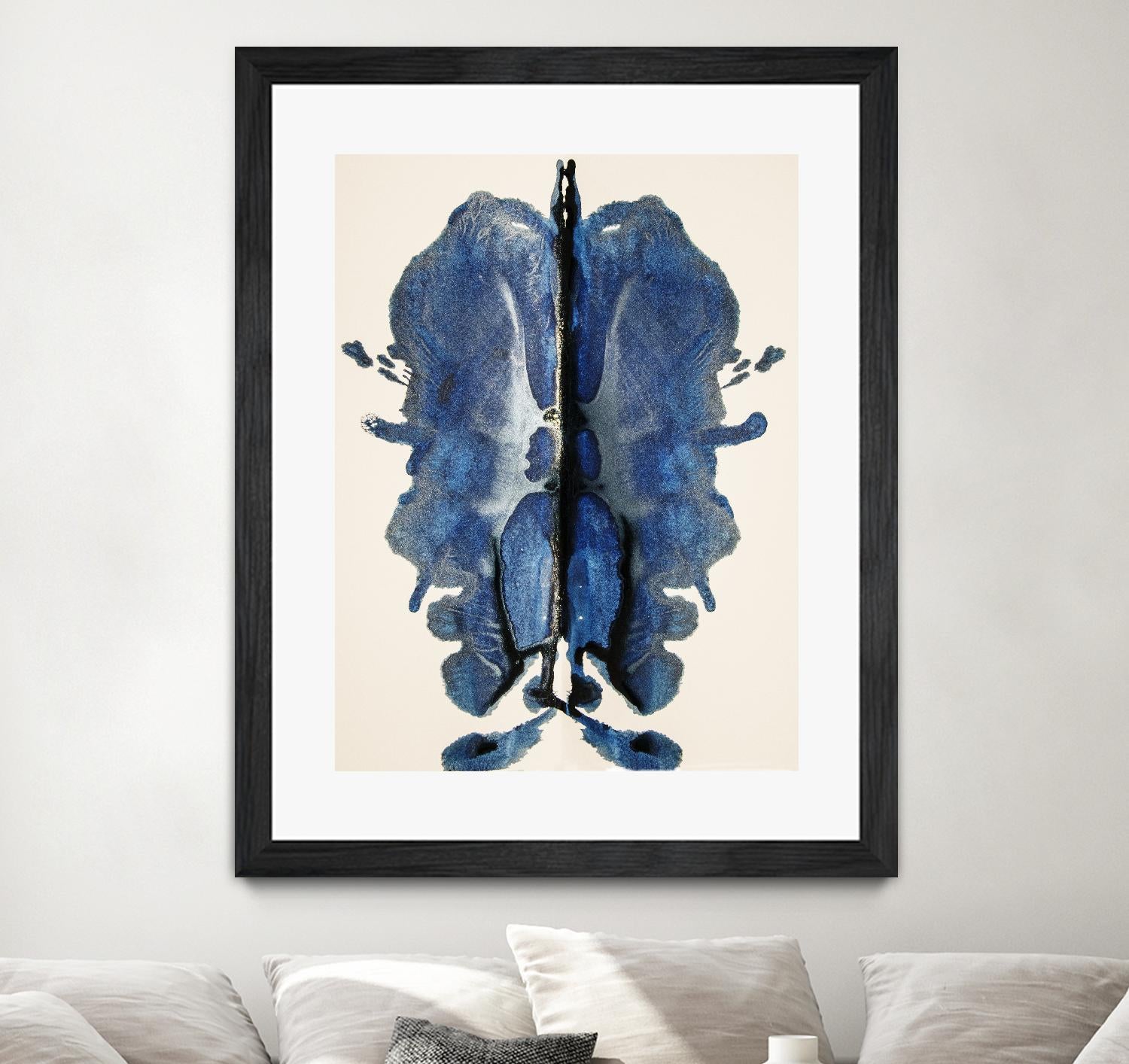 Blue Ink Laos by Daniel Stanford on GIANT ART - blue artistes du québec quebec artists