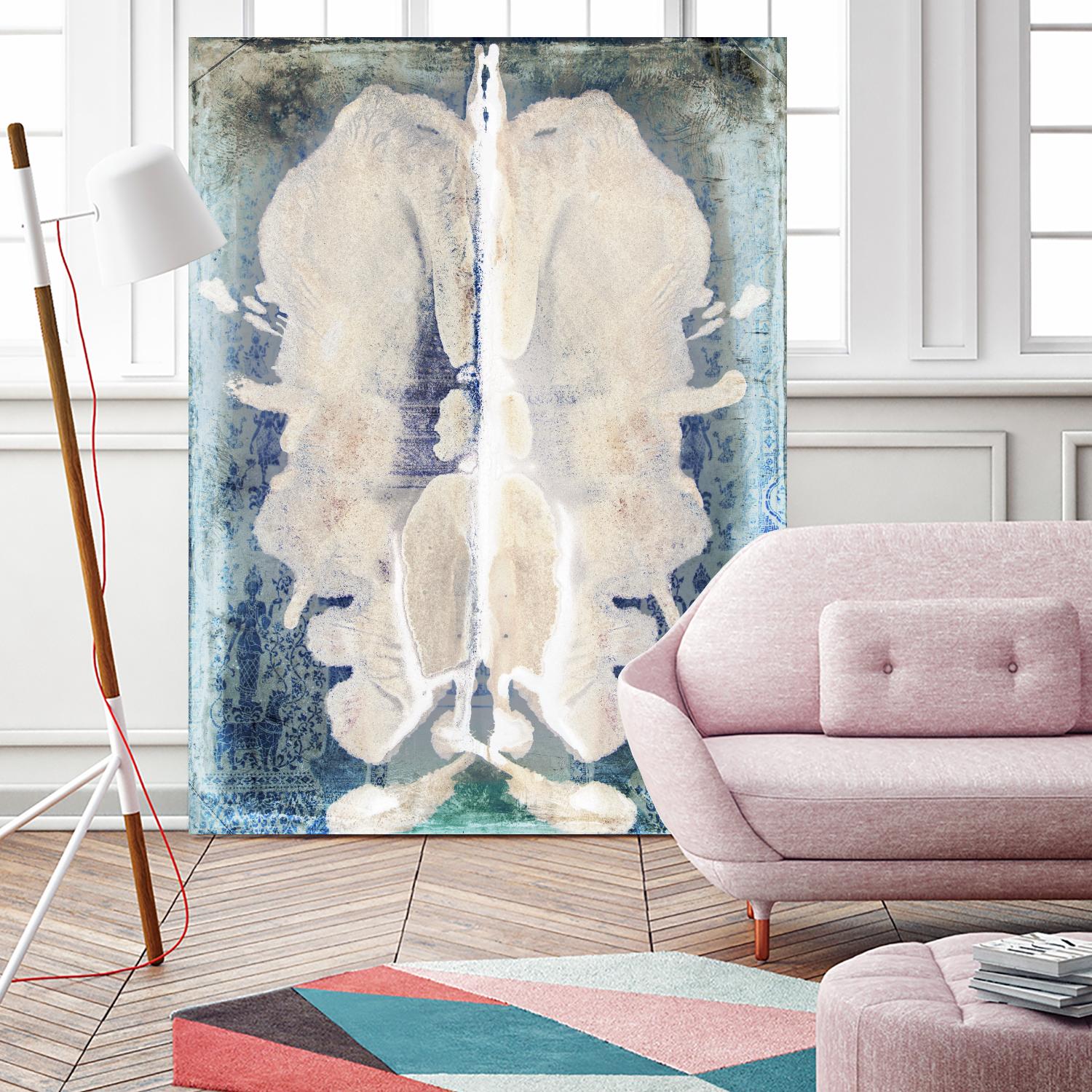 White Ink Laos by Daniel Stanford on GIANT ART - white abstract