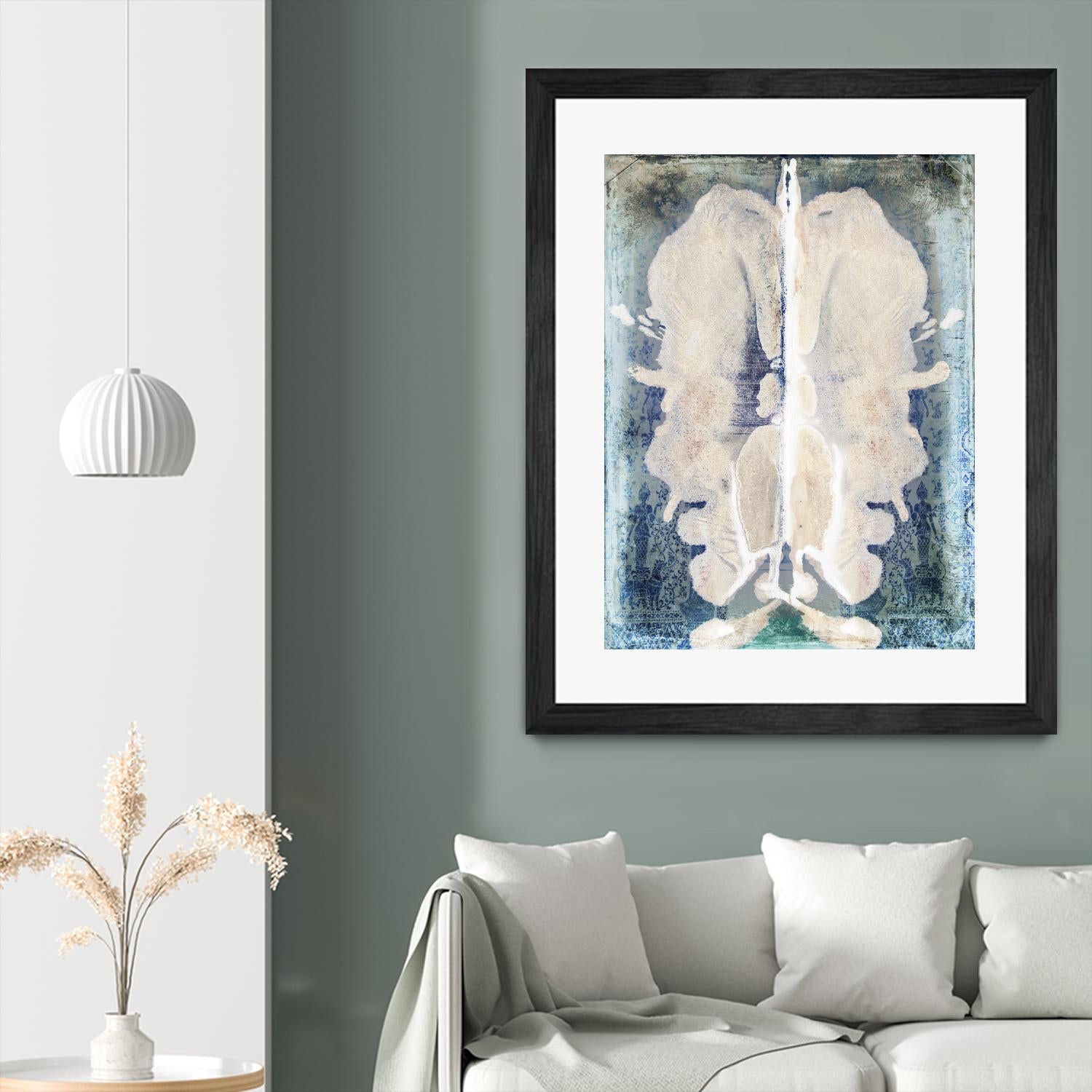 White Ink Laos by Daniel Stanford on GIANT ART - white abstract cerveau