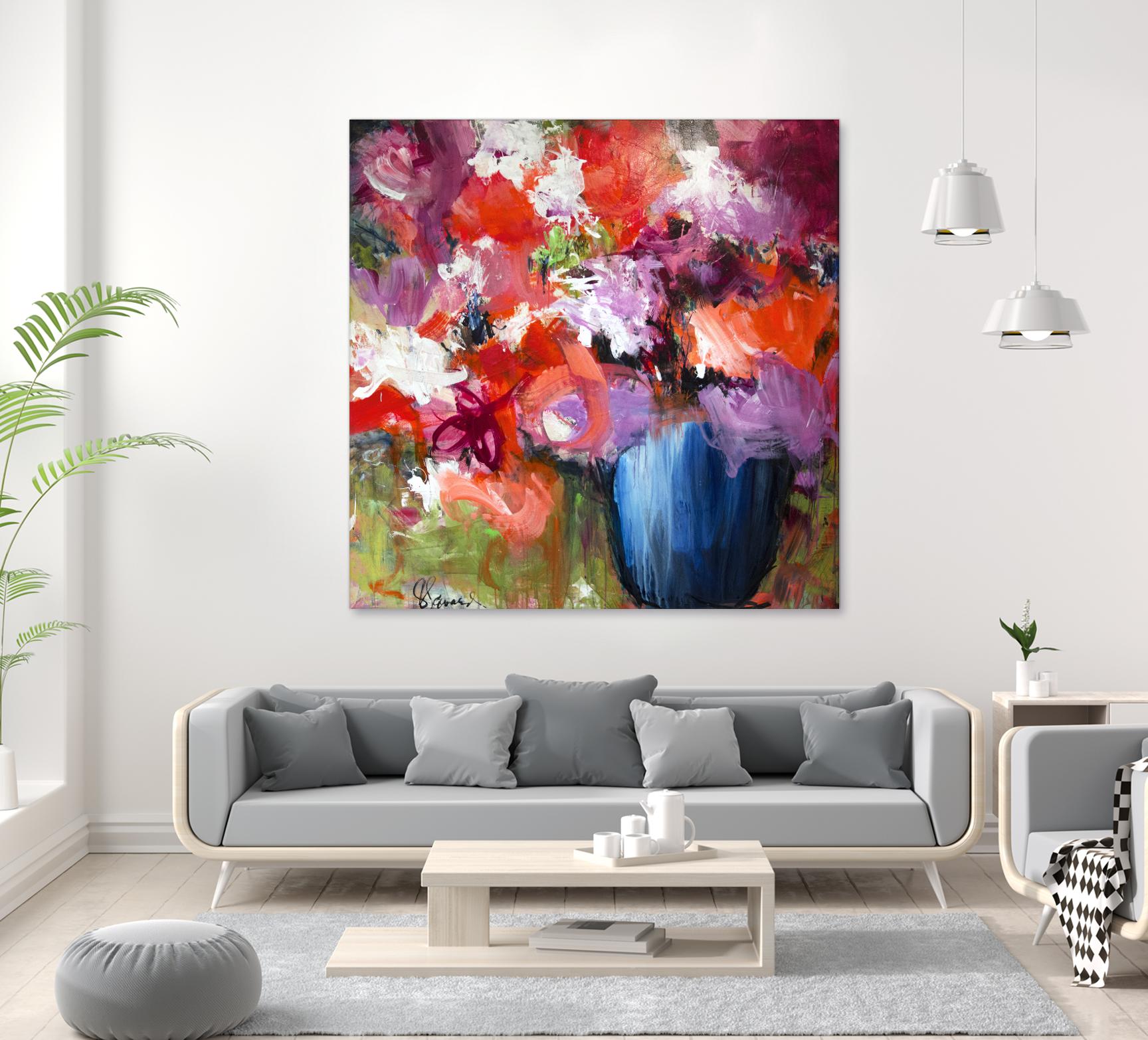 Lolie by Doris Savard on GIANT ART - purple abstract