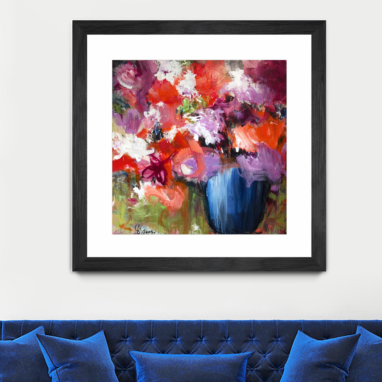 Lolie by Doris Savard on GIANT ART - purple abstract