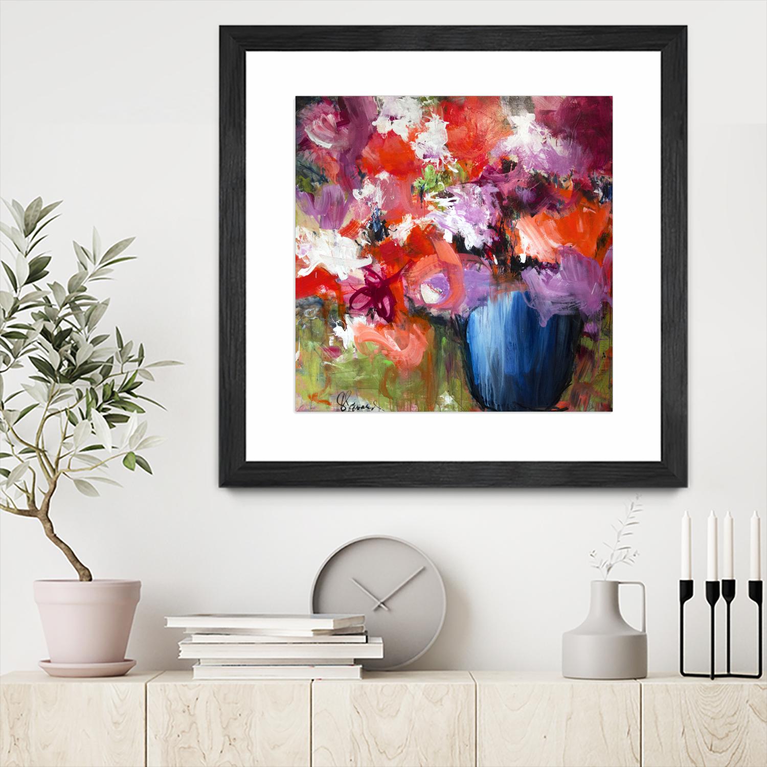 Lolie by Doris Savard on GIANT ART - purple abstract