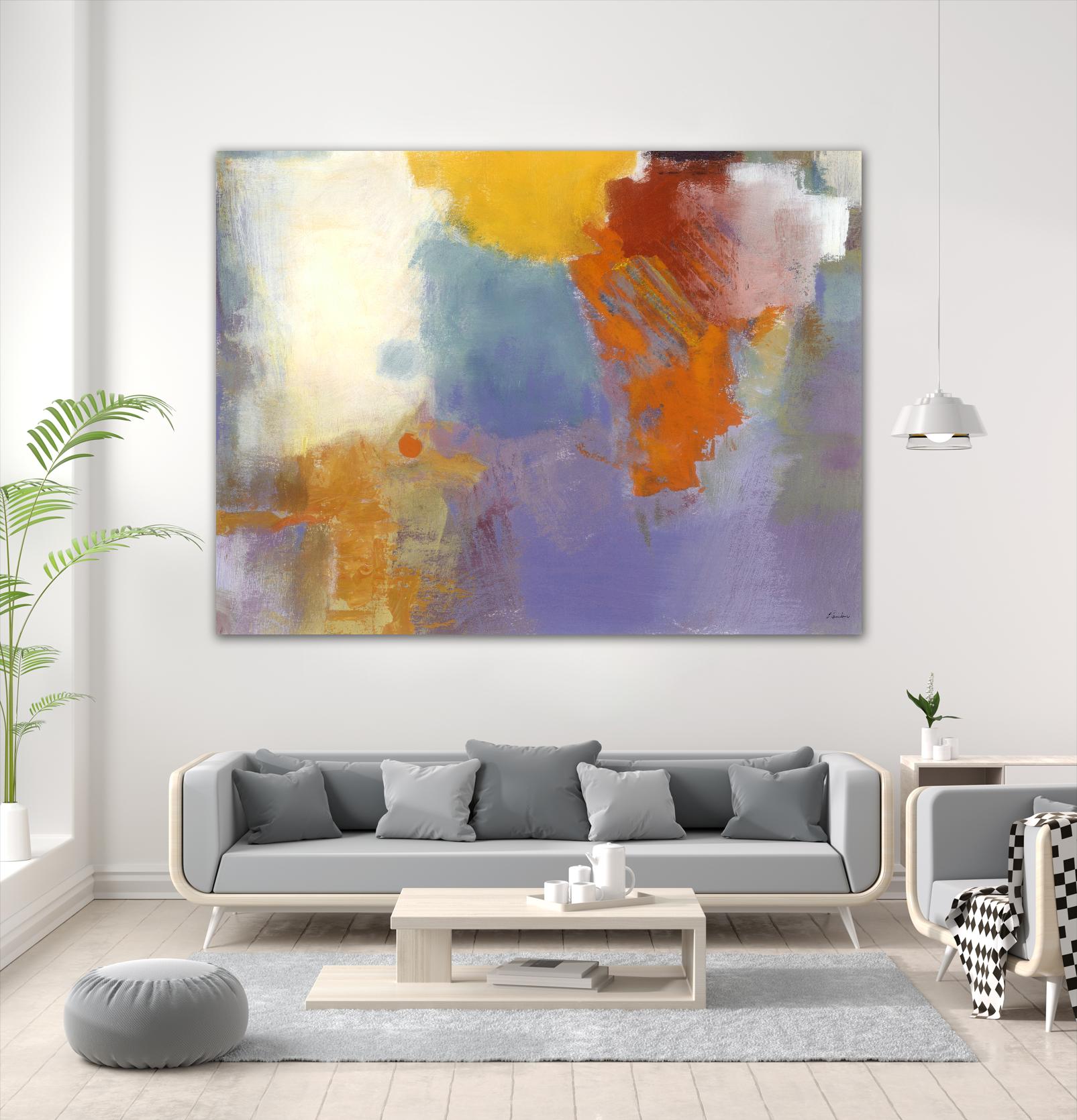 Summer by Diane Lambin on GIANT ART - blue abstract