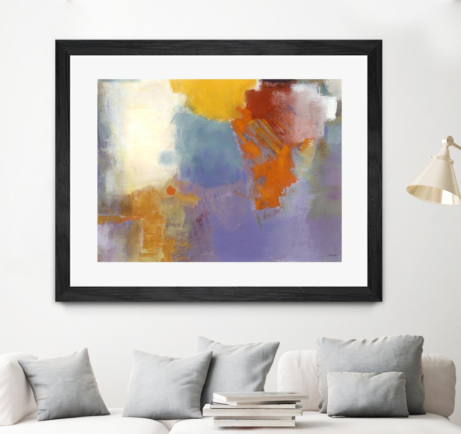 Summer by Diane Lambin on GIANT ART - blue abstract artistes du québec