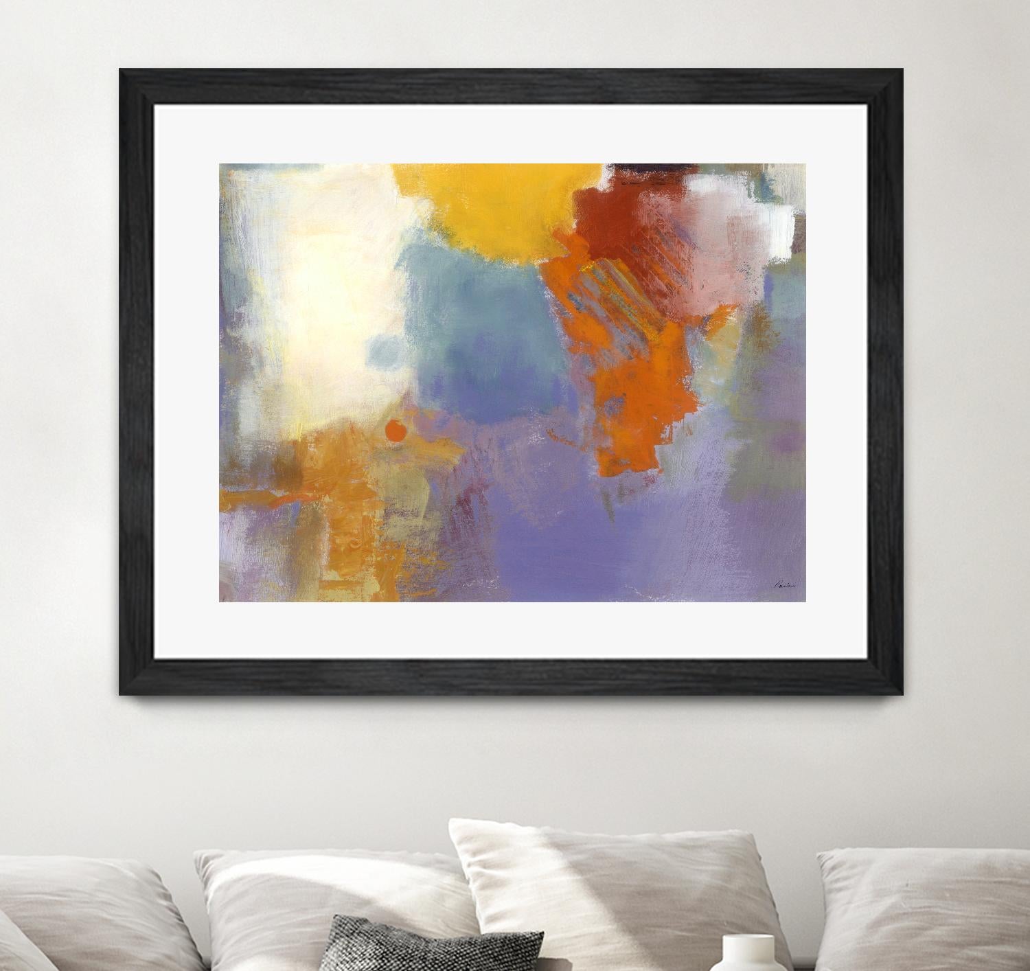 Summer by Diane Lambin on GIANT ART - blue abstract artistes du québec