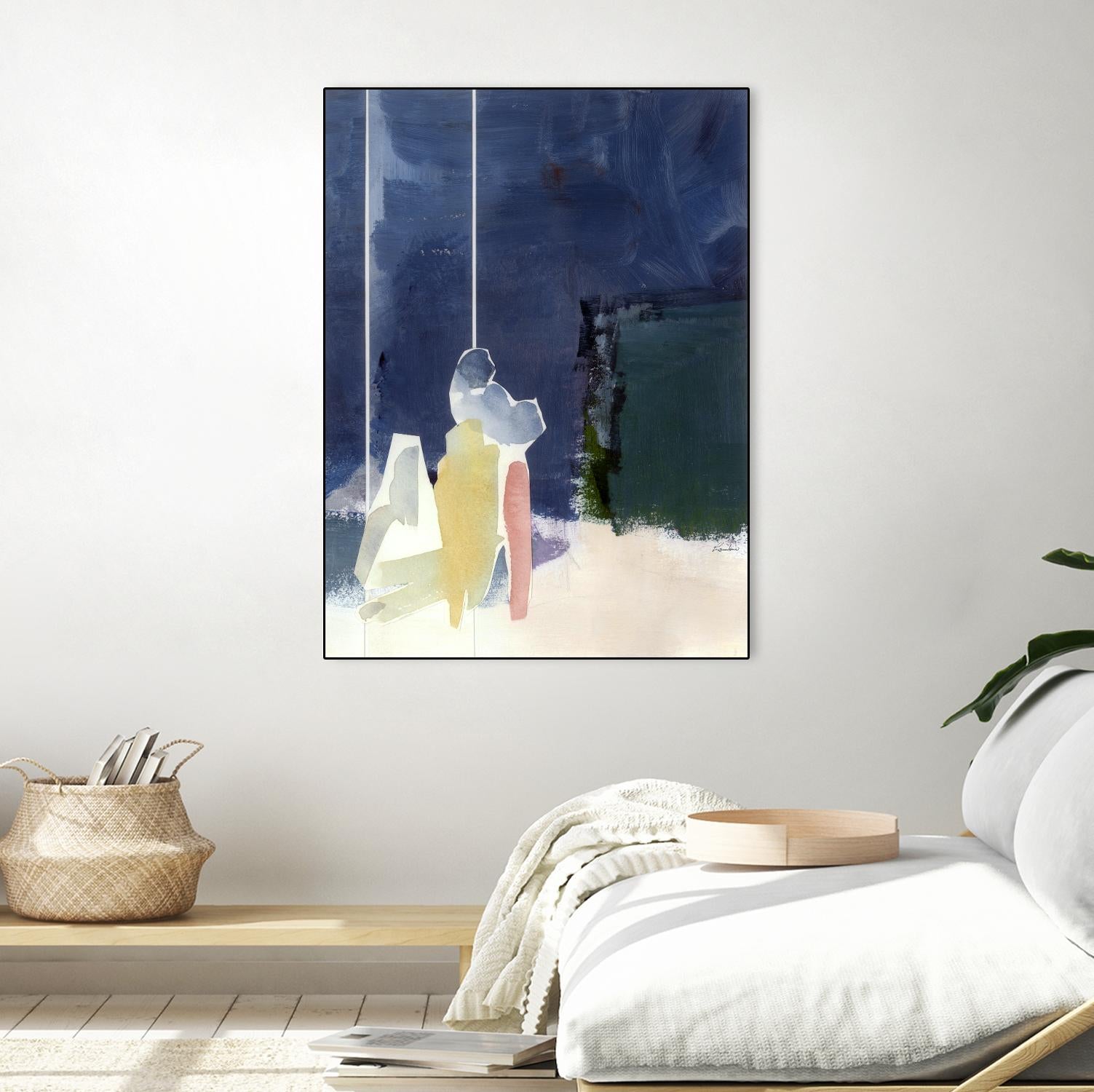 Mystic Rider by Diane Lambin on GIANT ART - white abstract