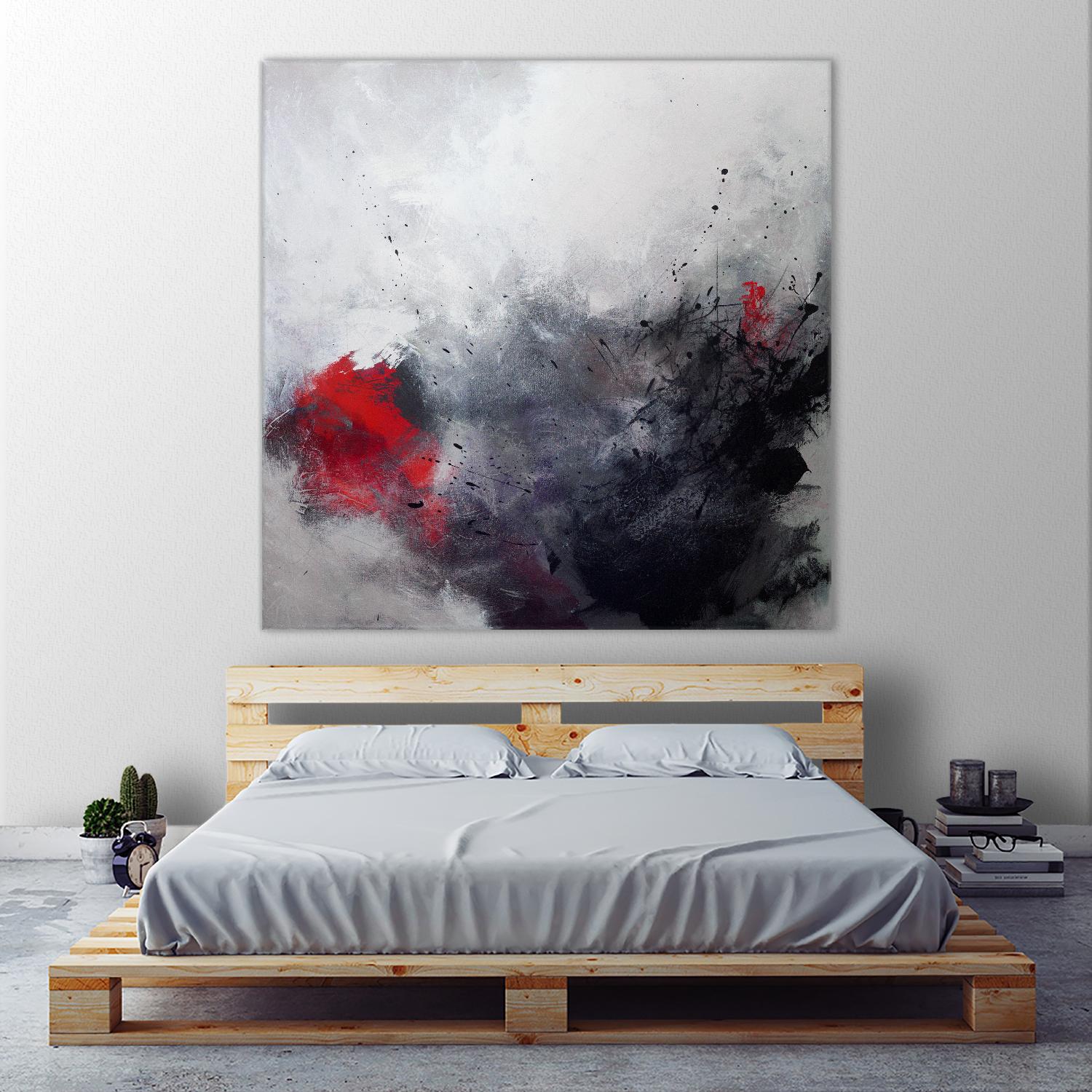 Unanchored by Roland Benoît on GIANT ART - grey abstract