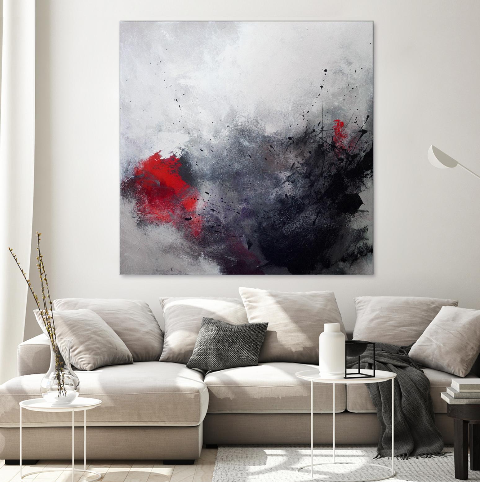 Unanchored by Roland Benoît on GIANT ART - grey abstract