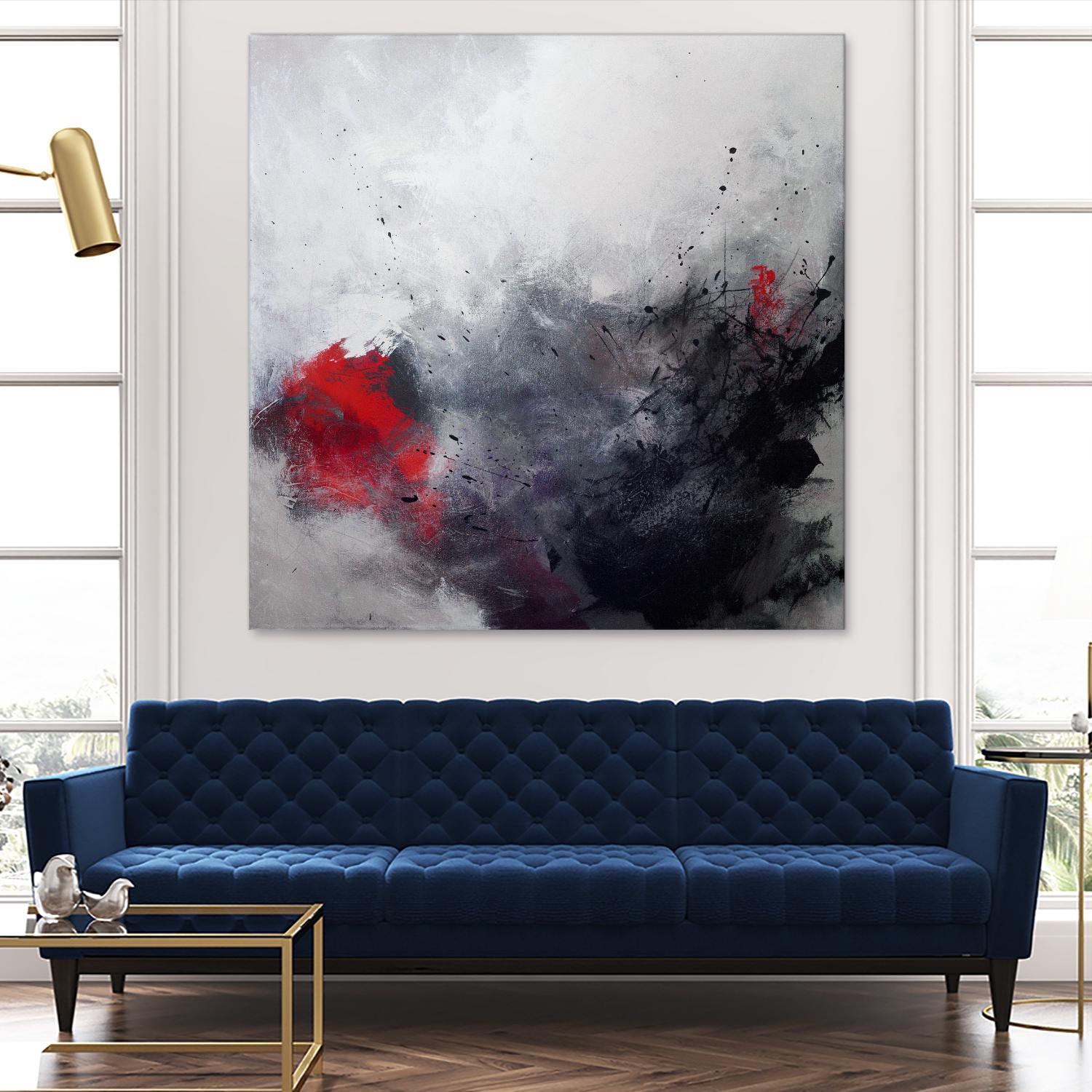 Unanchored by Roland Benoît on GIANT ART - grey abstract