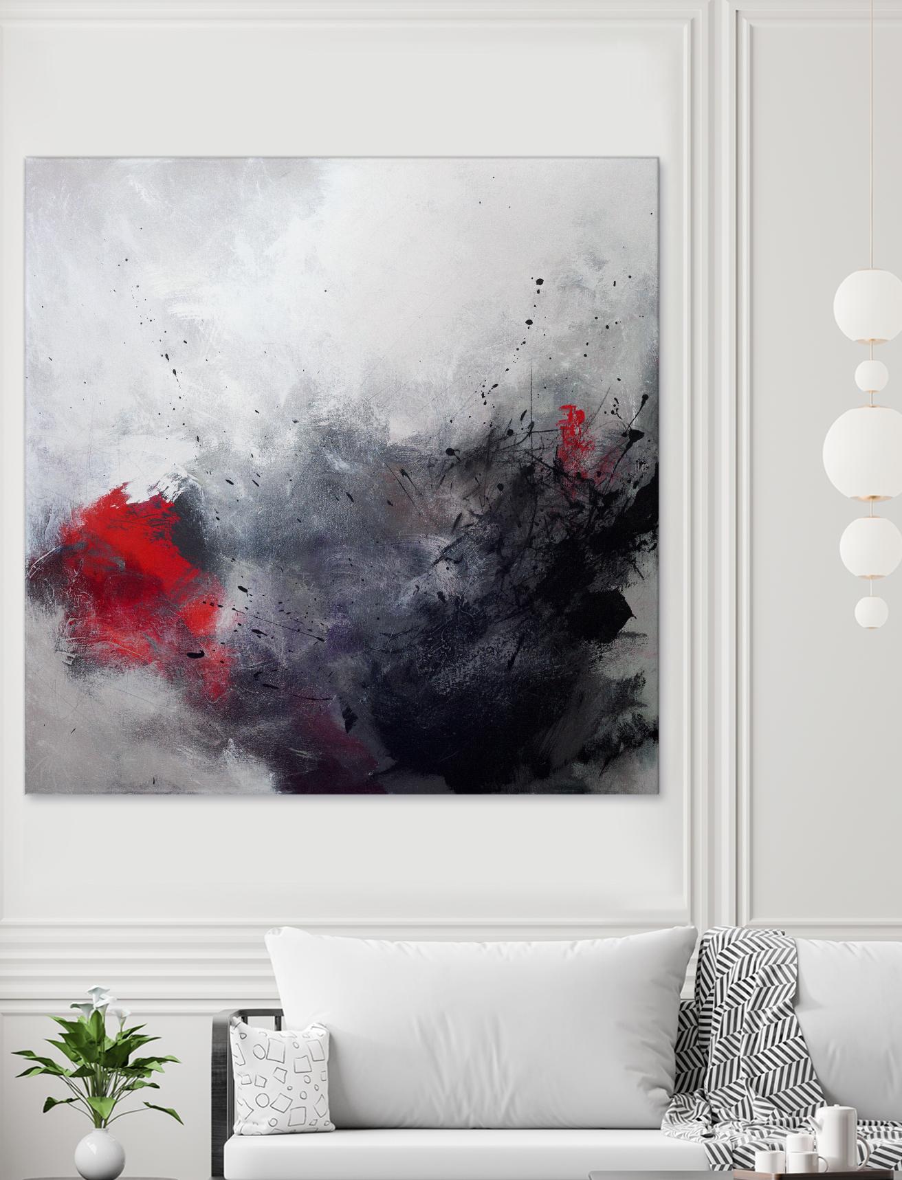 Unanchored by Roland Benoît on GIANT ART - grey abstract