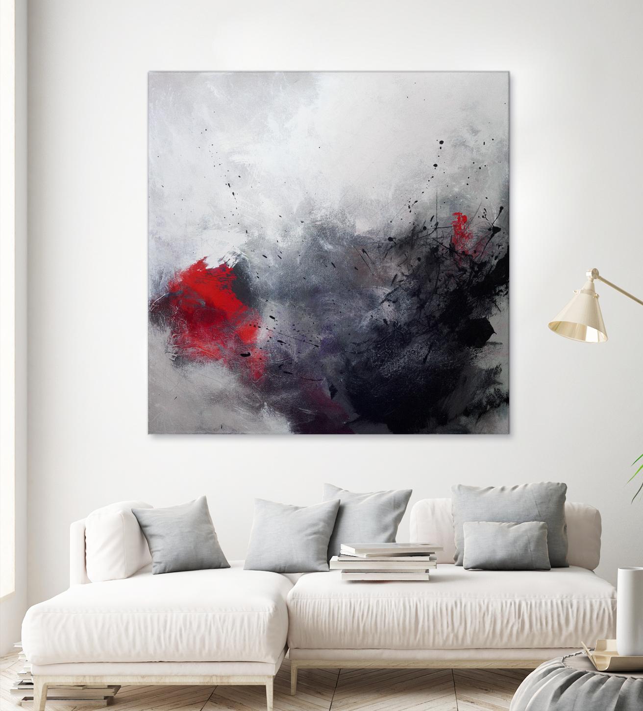 Unanchored by Roland Benoît on GIANT ART - grey abstract