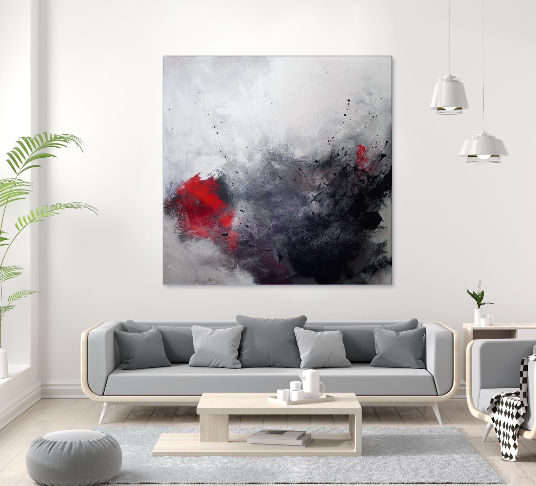 Unanchored by Roland Benoît on GIANT ART - grey abstract