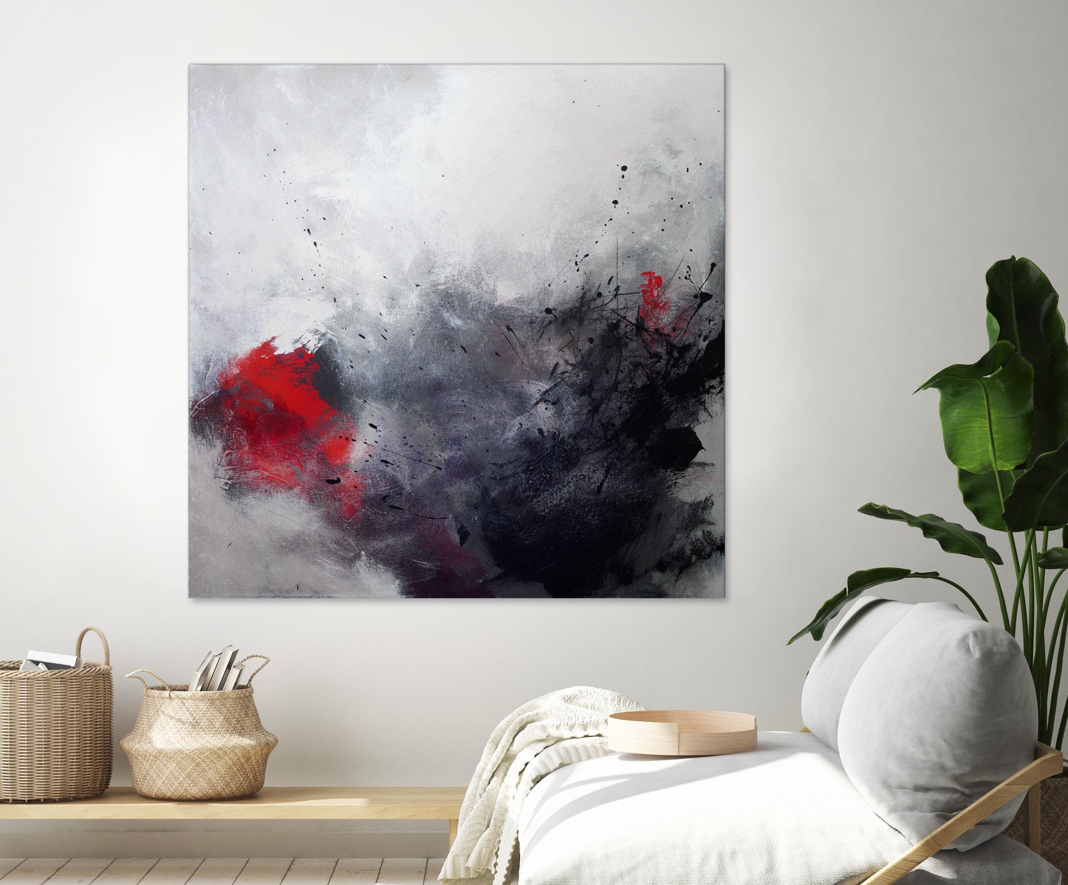 Unanchored by Roland Benoît on GIANT ART - grey abstract