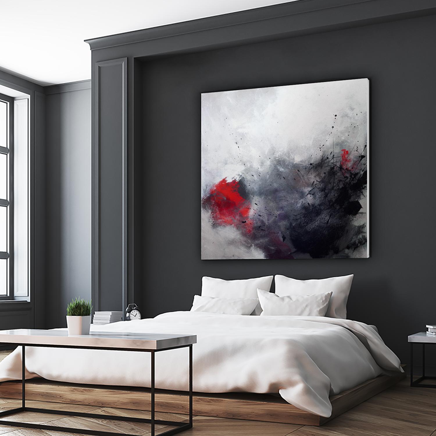 Unanchored by Roland Benoît on GIANT ART - grey abstract