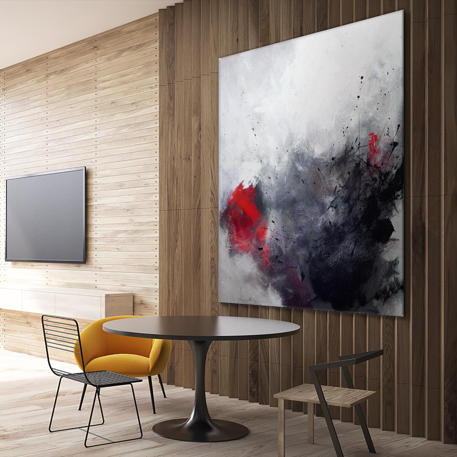 Unanchored by Roland Benoît on GIANT ART - grey abstract