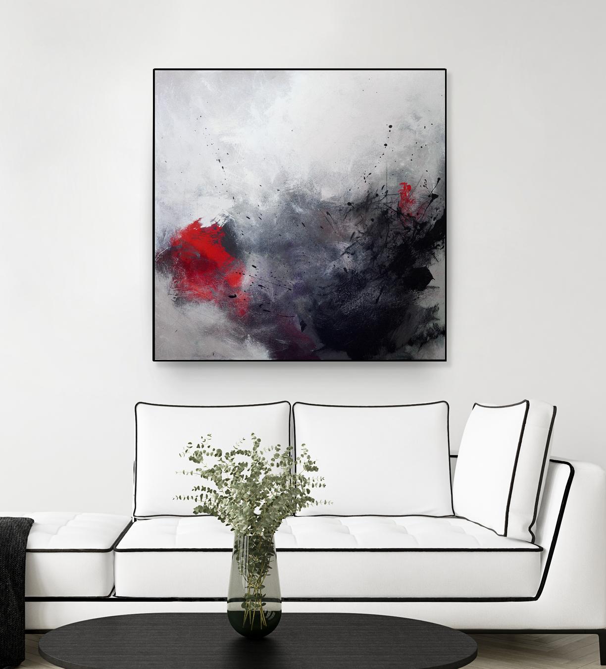 Unanchored by Roland Benoît on GIANT ART - grey abstract