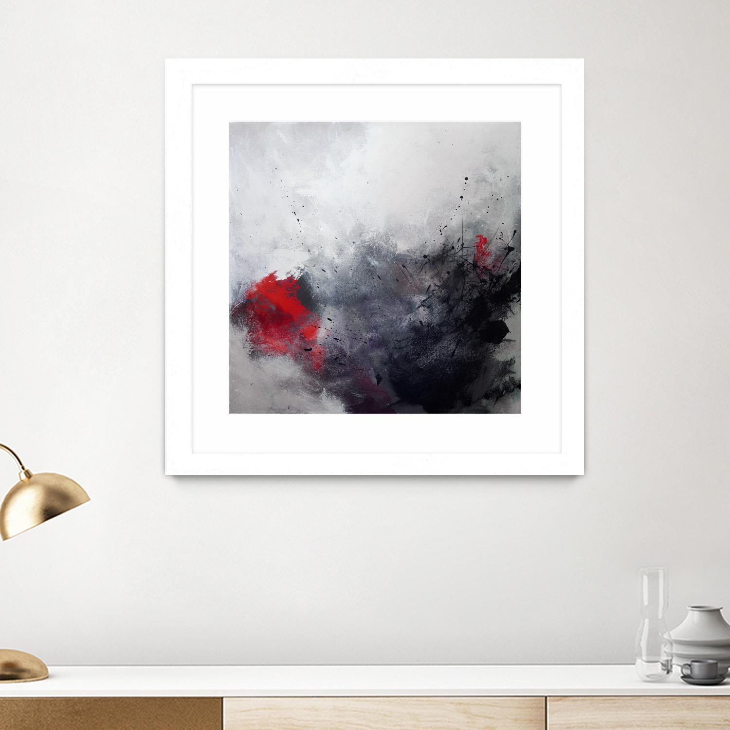 Unanchored by Roland Benoît on GIANT ART - grey abstract