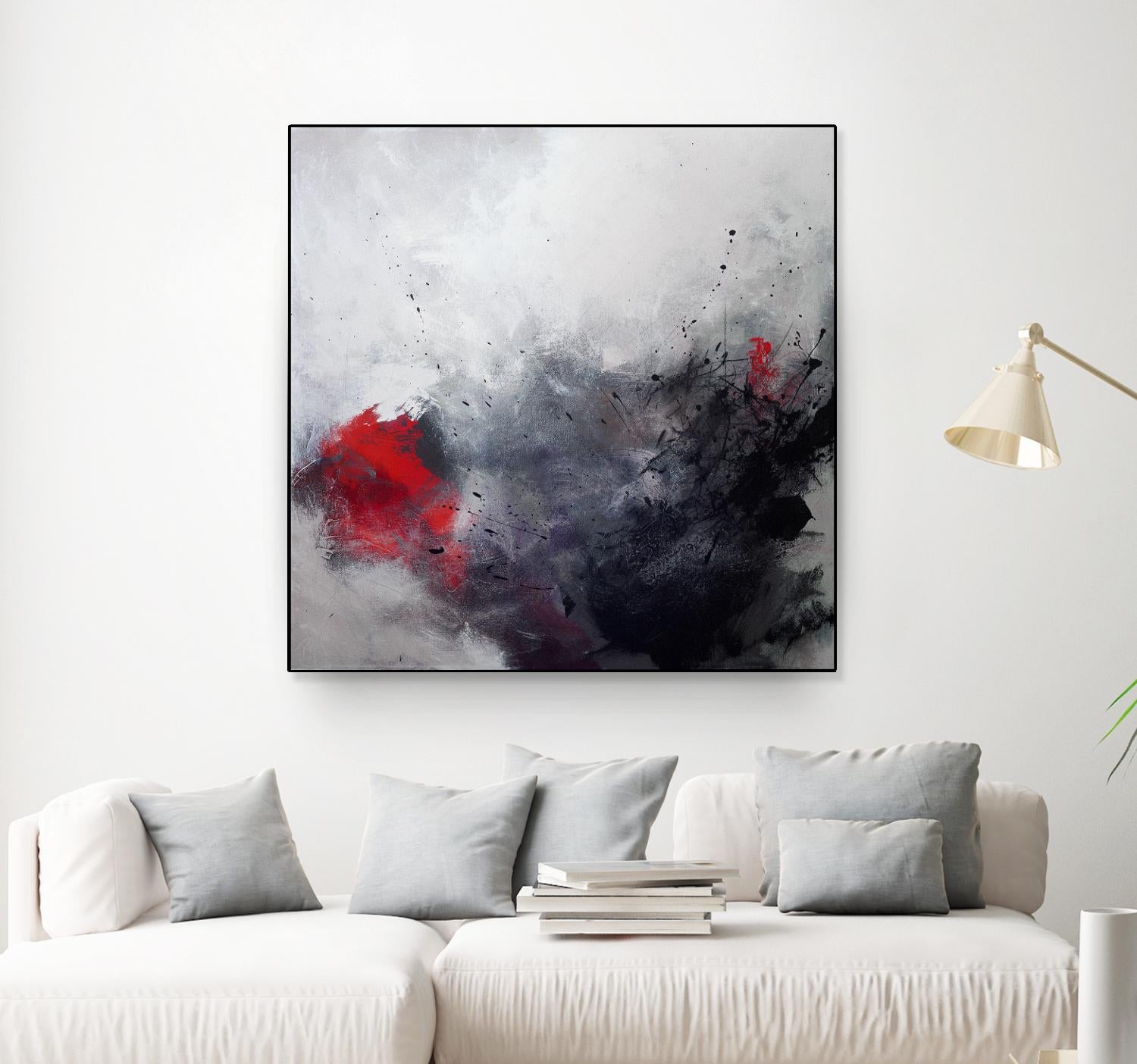 Unanchored by Roland Benoît on GIANT ART - grey abstract