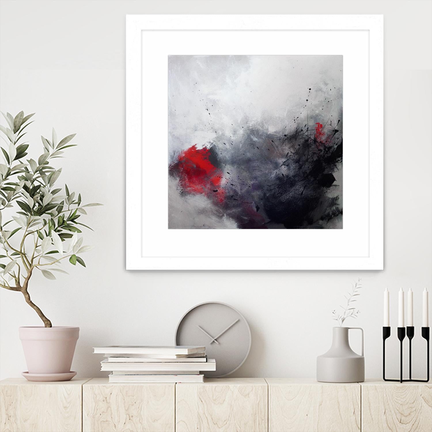 Unanchored by Roland Benoît on GIANT ART - grey abstract