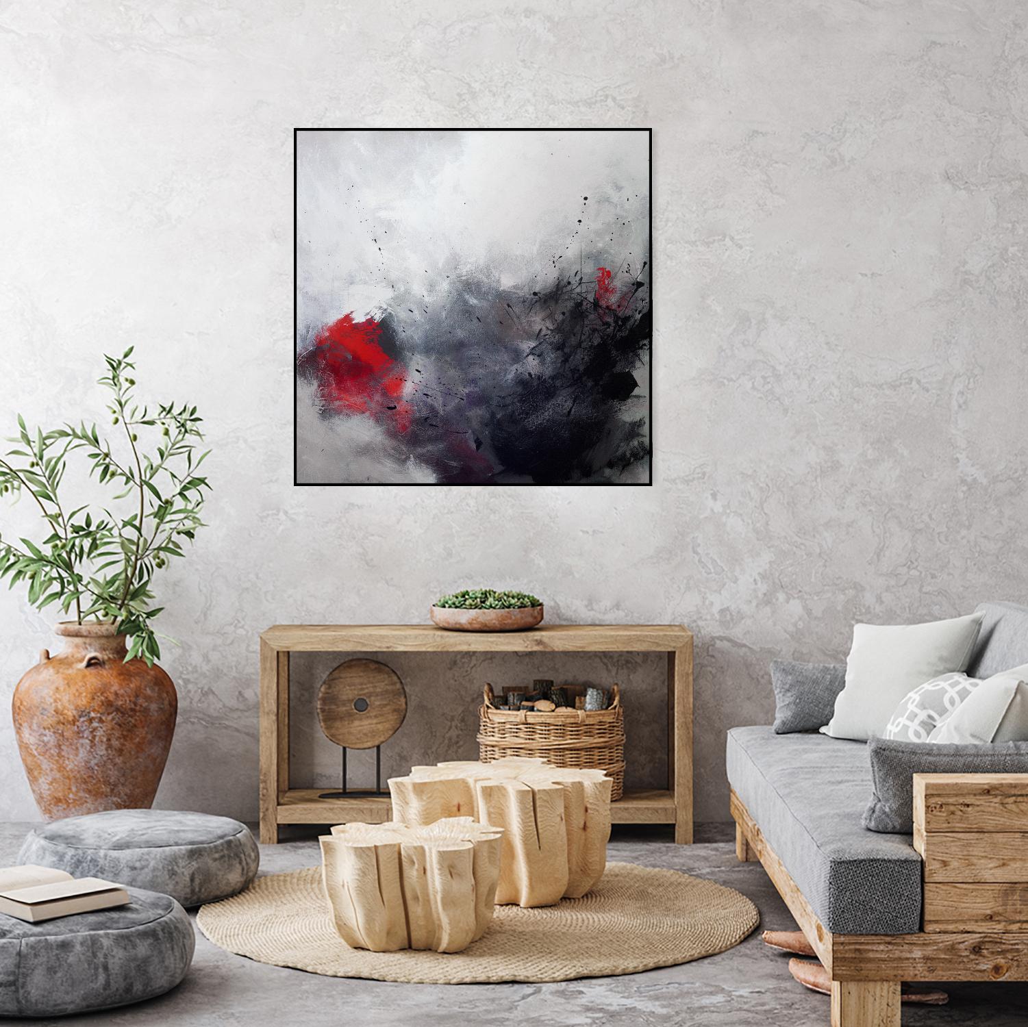 Unanchored by Roland Benoît on GIANT ART - grey abstract