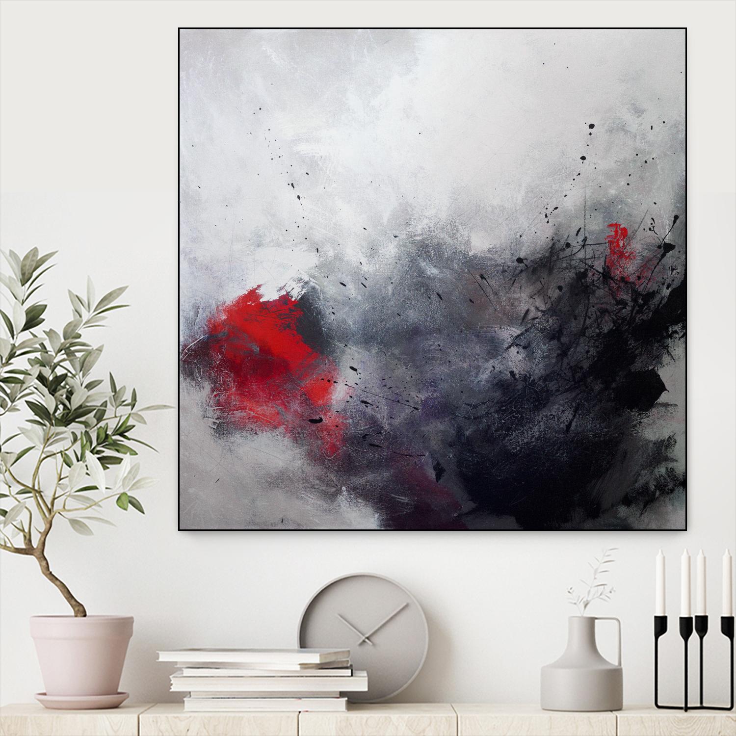 Unanchored by Roland Benoît on GIANT ART - grey abstract